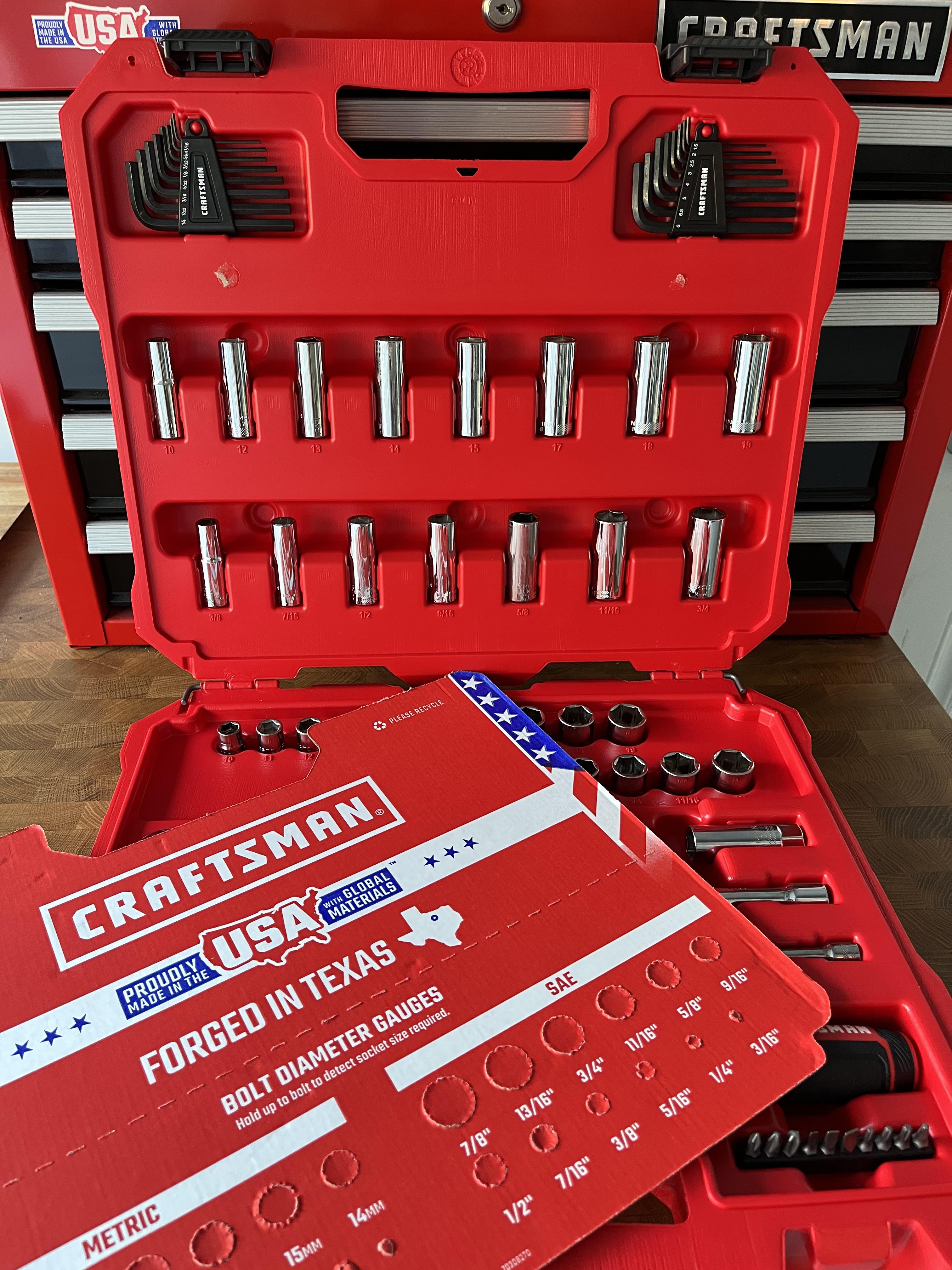 So Lowe’s is full of the Craftsman USA ratchet set inventory. r/Tools