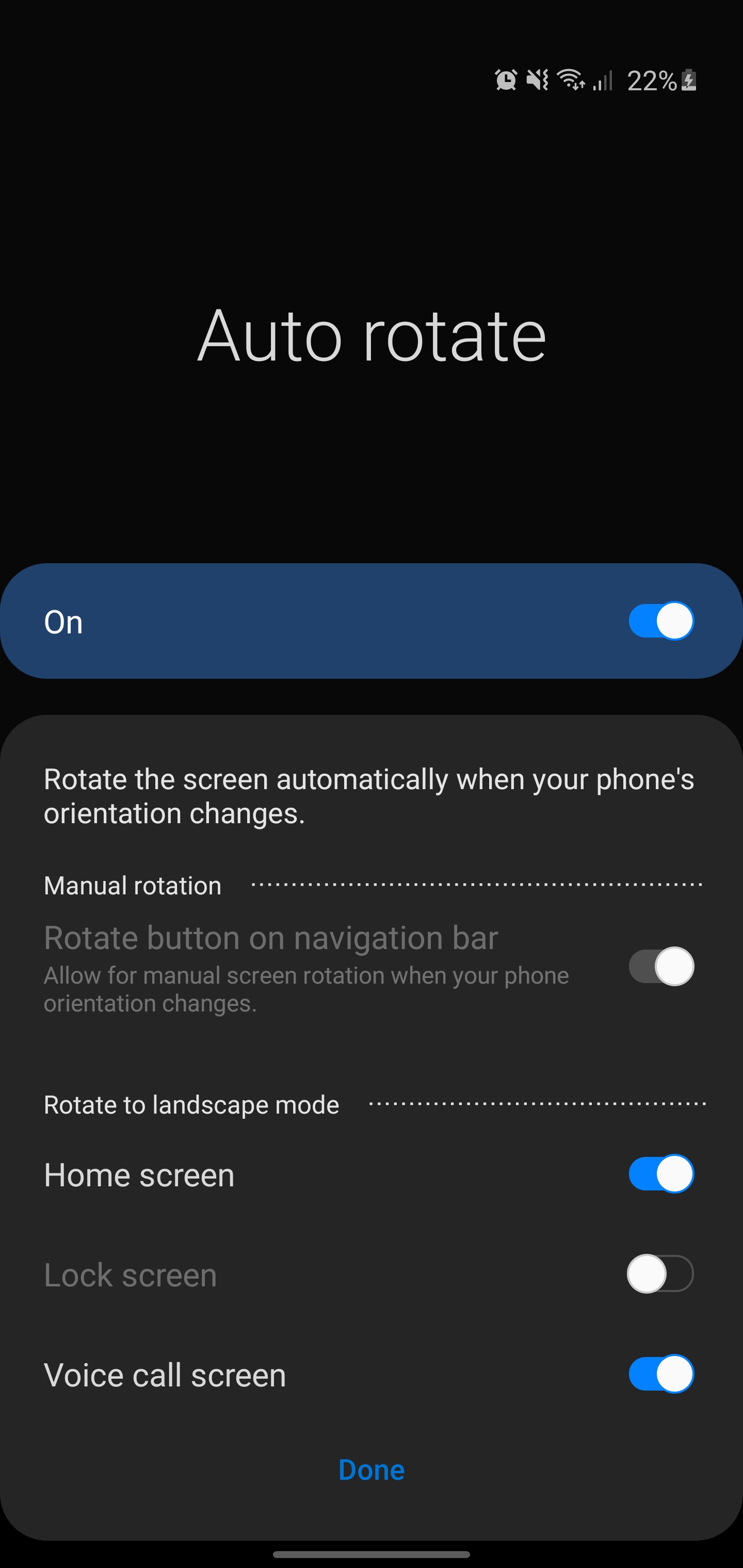 Hi there. Does anybody know why the Lock Screen auto rotate option is