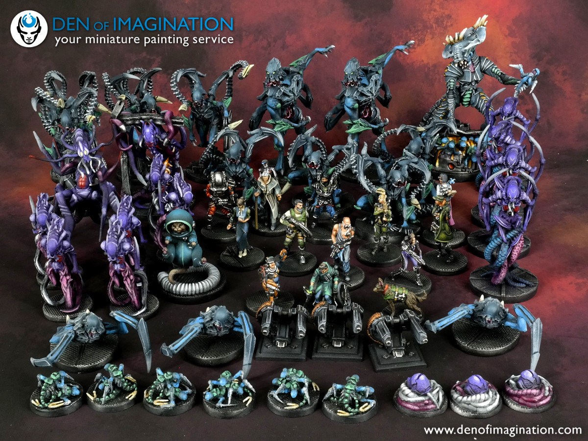 Nemesis Board Game Painted Miniatures r/NemesisCrew