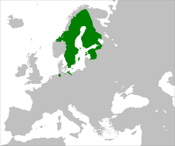 The Swedish Empire 1658 r/MapPorn