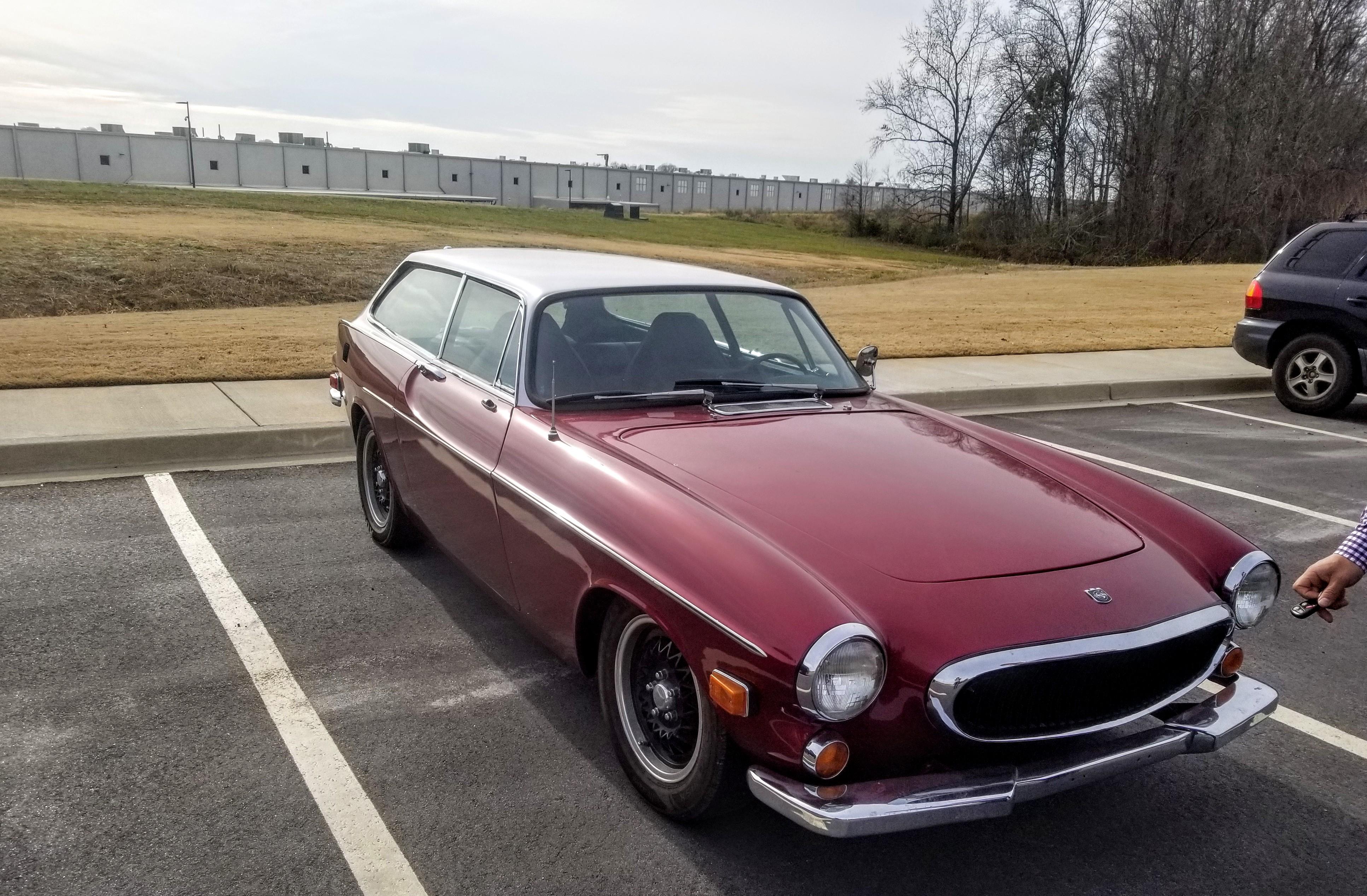 Beautiful Volvo P1800 ES at work carporn