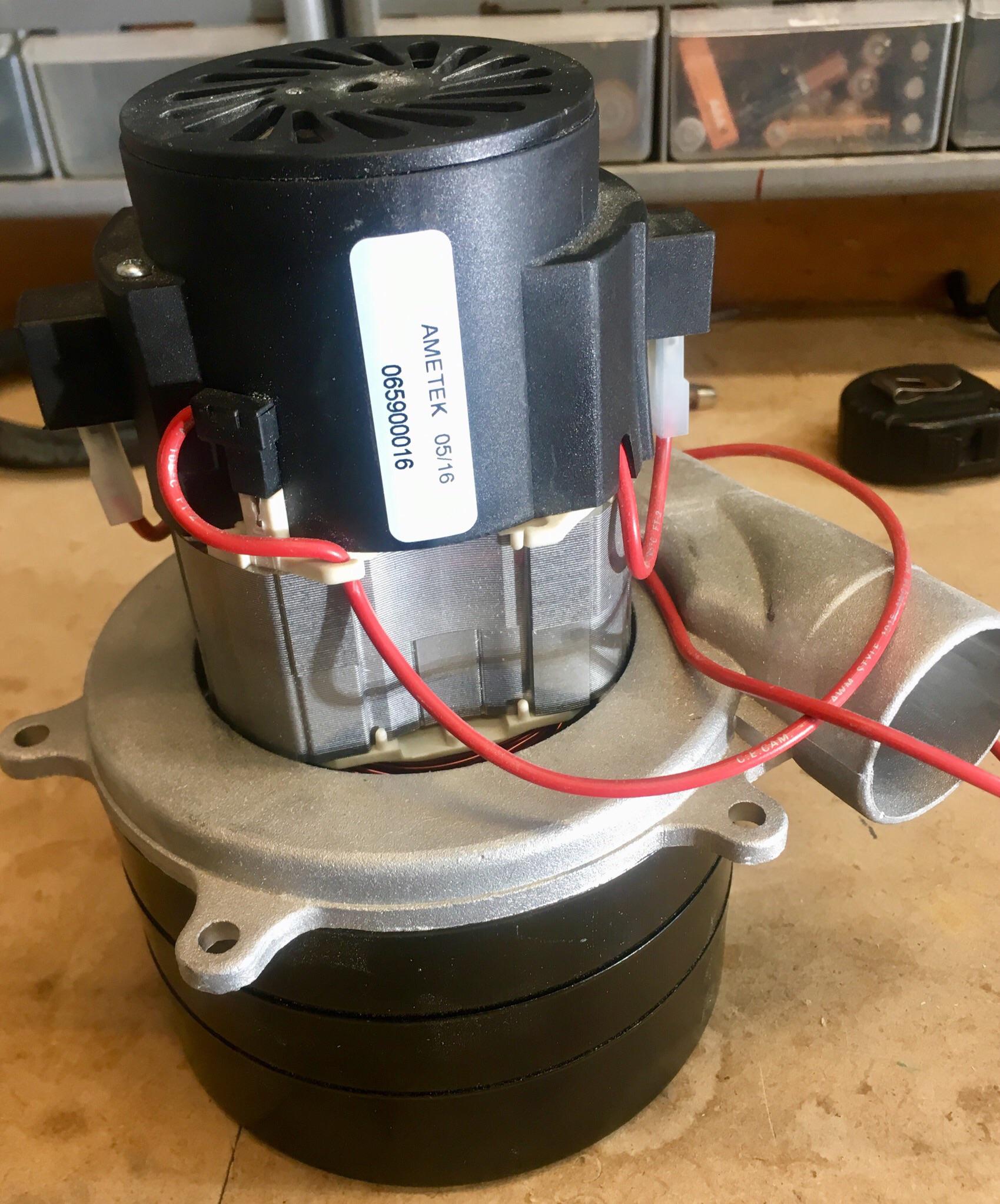 How to modify & upgrade a shop vac with this motor? (see comments) r