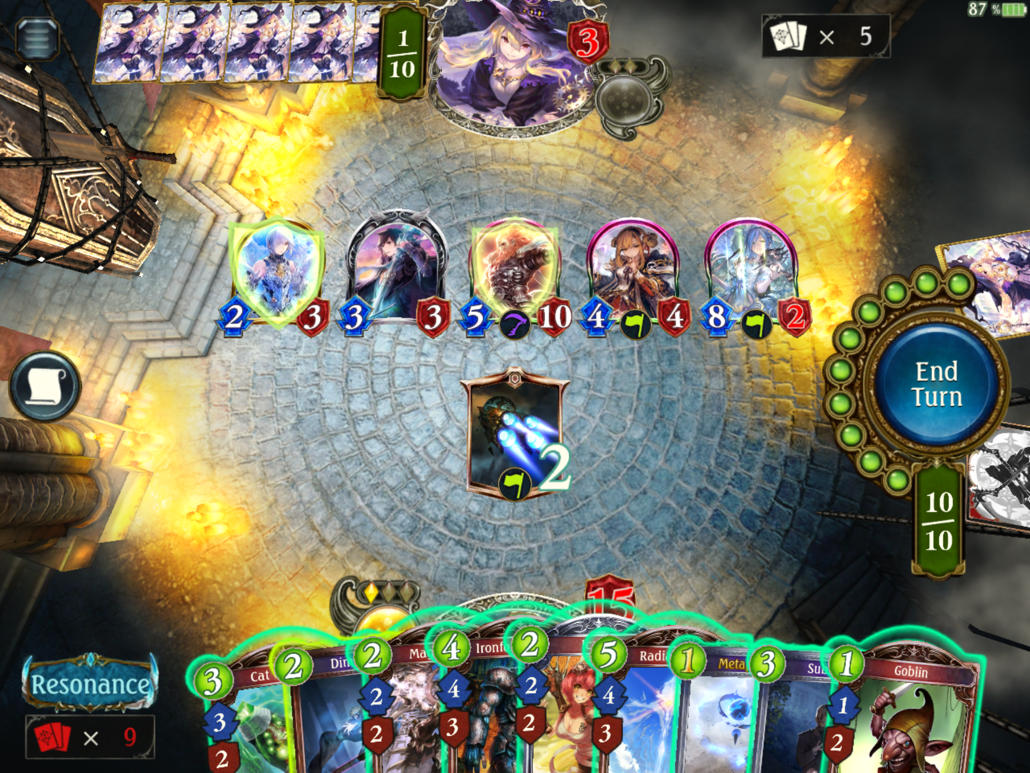 Staged lethal puzzle (Deus Ex Machina effect is active) r/Shadowverse