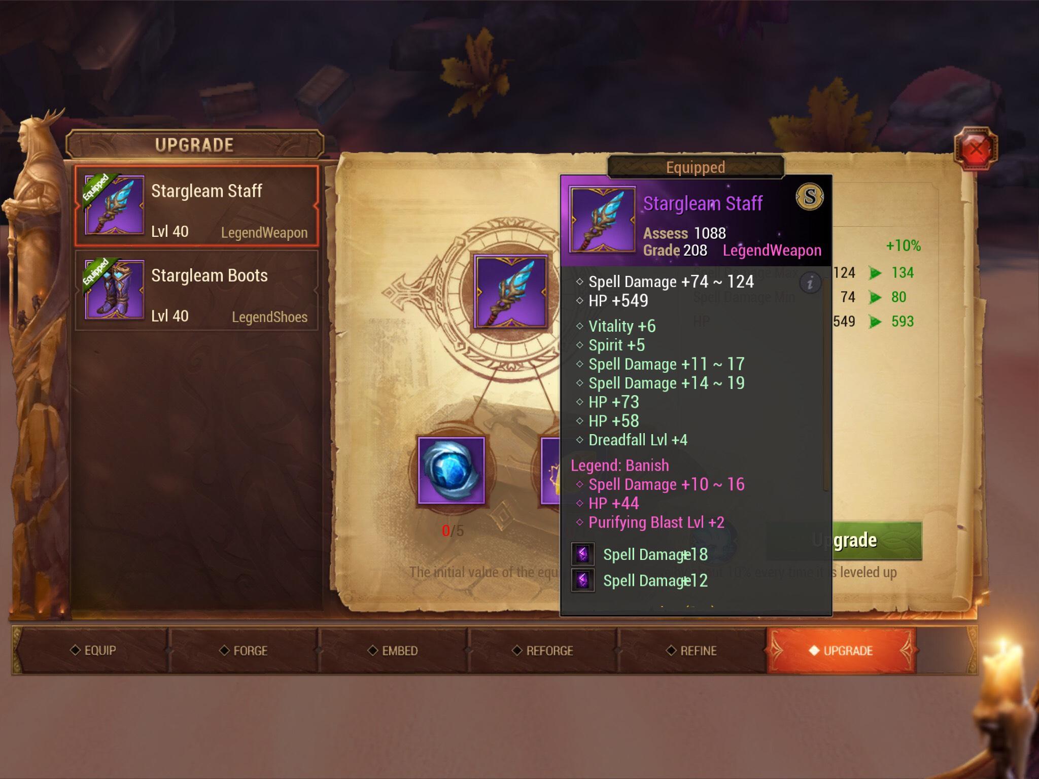 Got my First Legendary from crafting! crusadersoflight