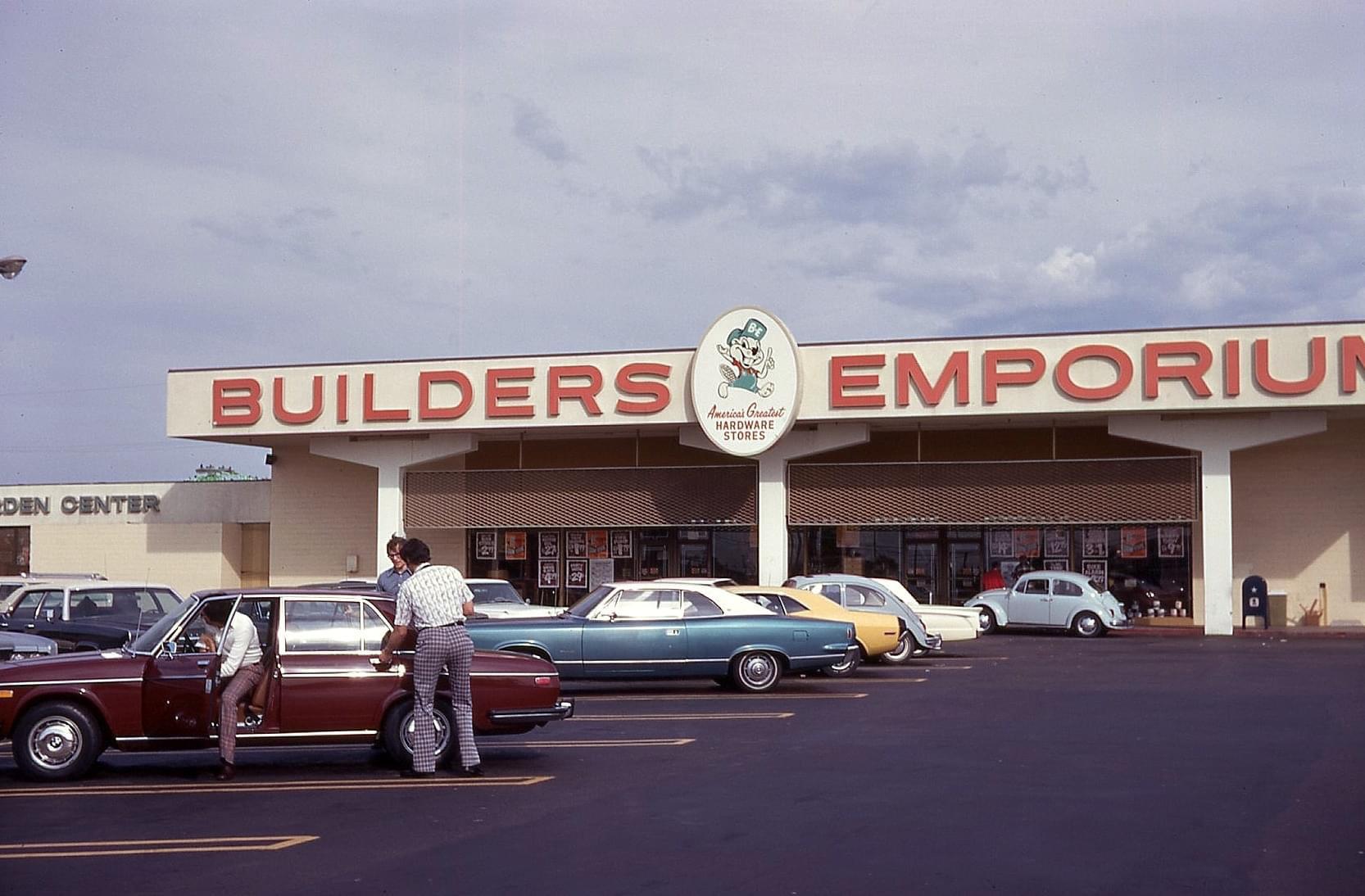 Early 70s photo depicting a Builders Emporium store in Southern California courtesy of