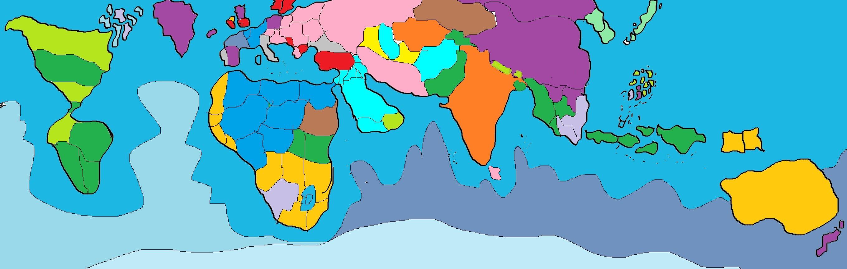 I made a World Map on Ms Paint using only my Memory. r/mapgore