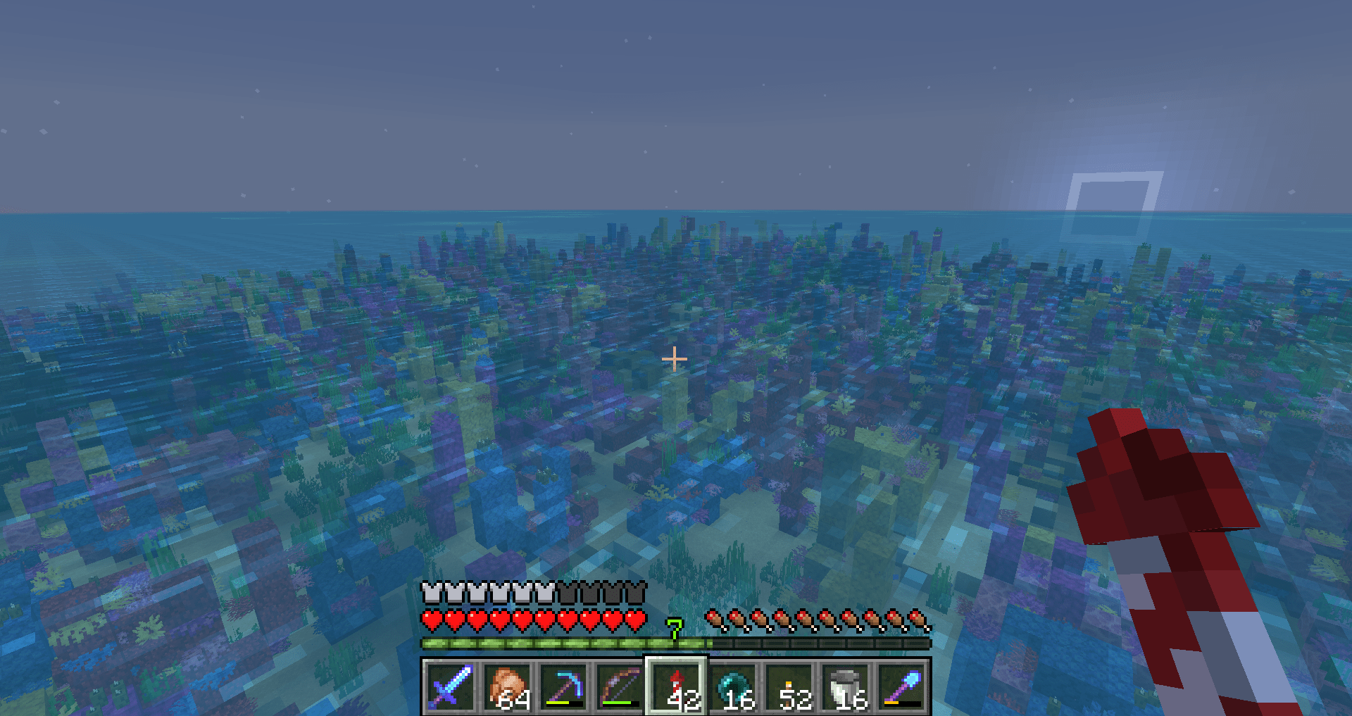 Not a single fish has spawned in this entire tropical ocean. 1.14 bug