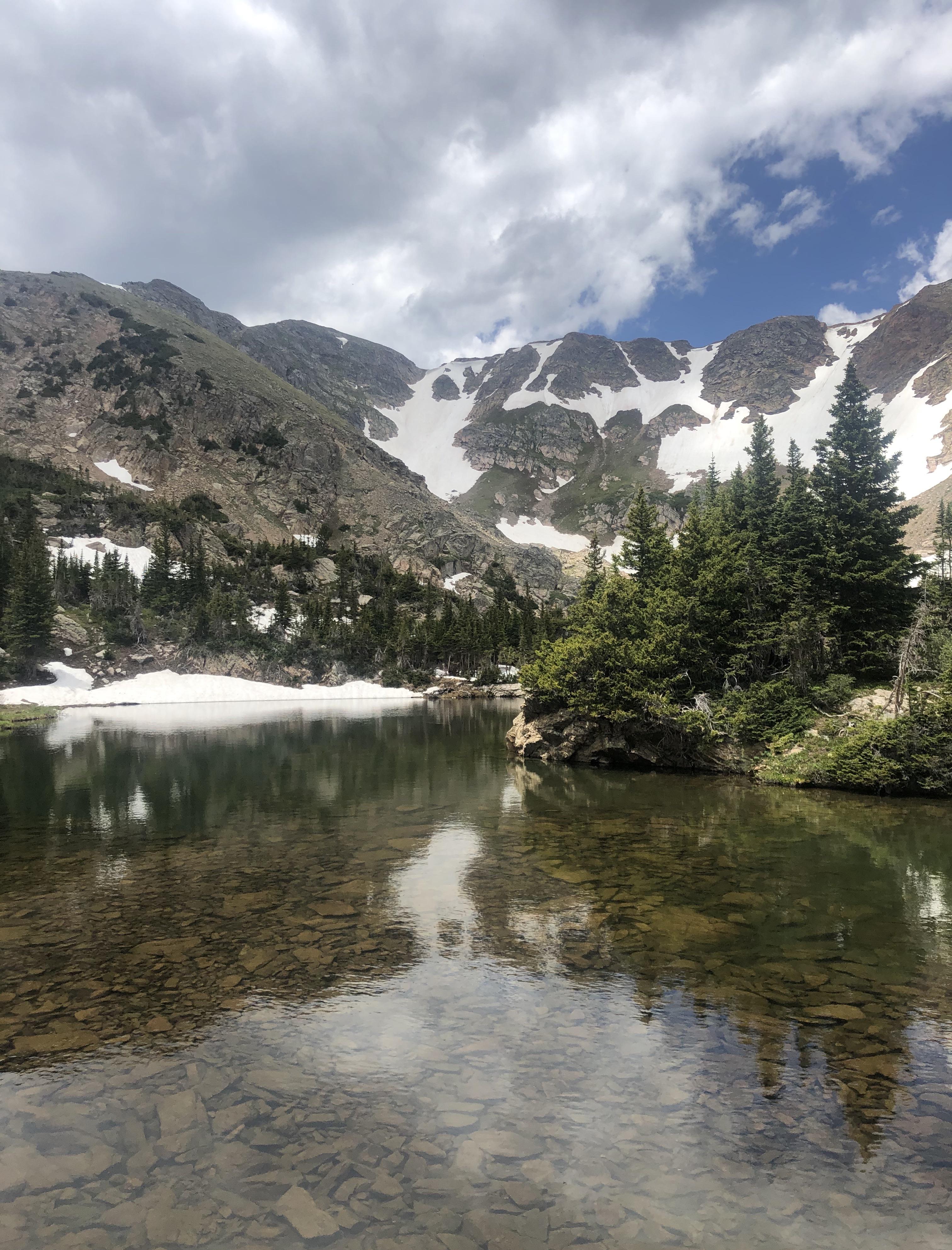 Upper Crater Lake. hike along Crater Lakes Trail near