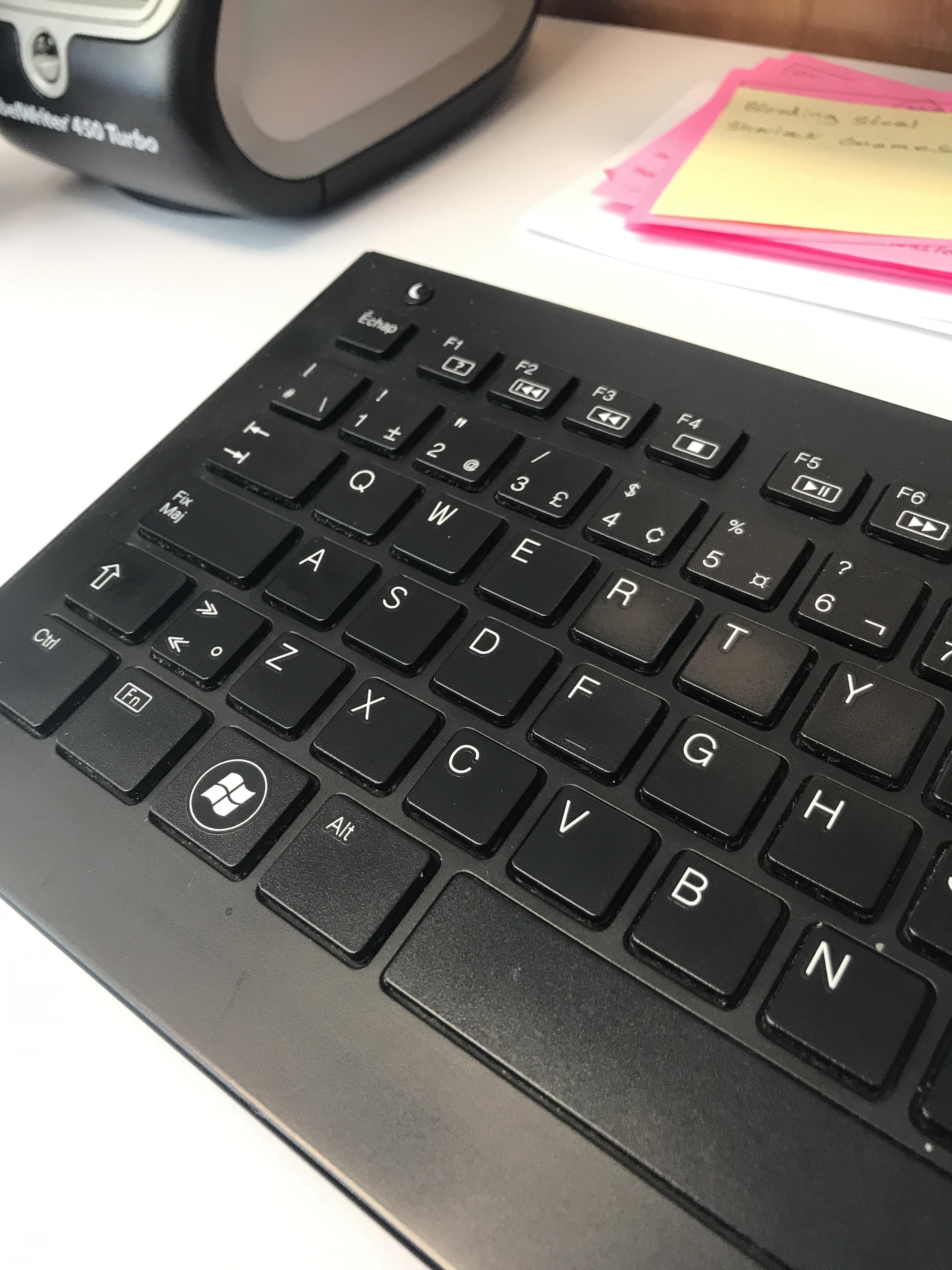 Borrowing my coworker's computer what kind of keyboard is this and