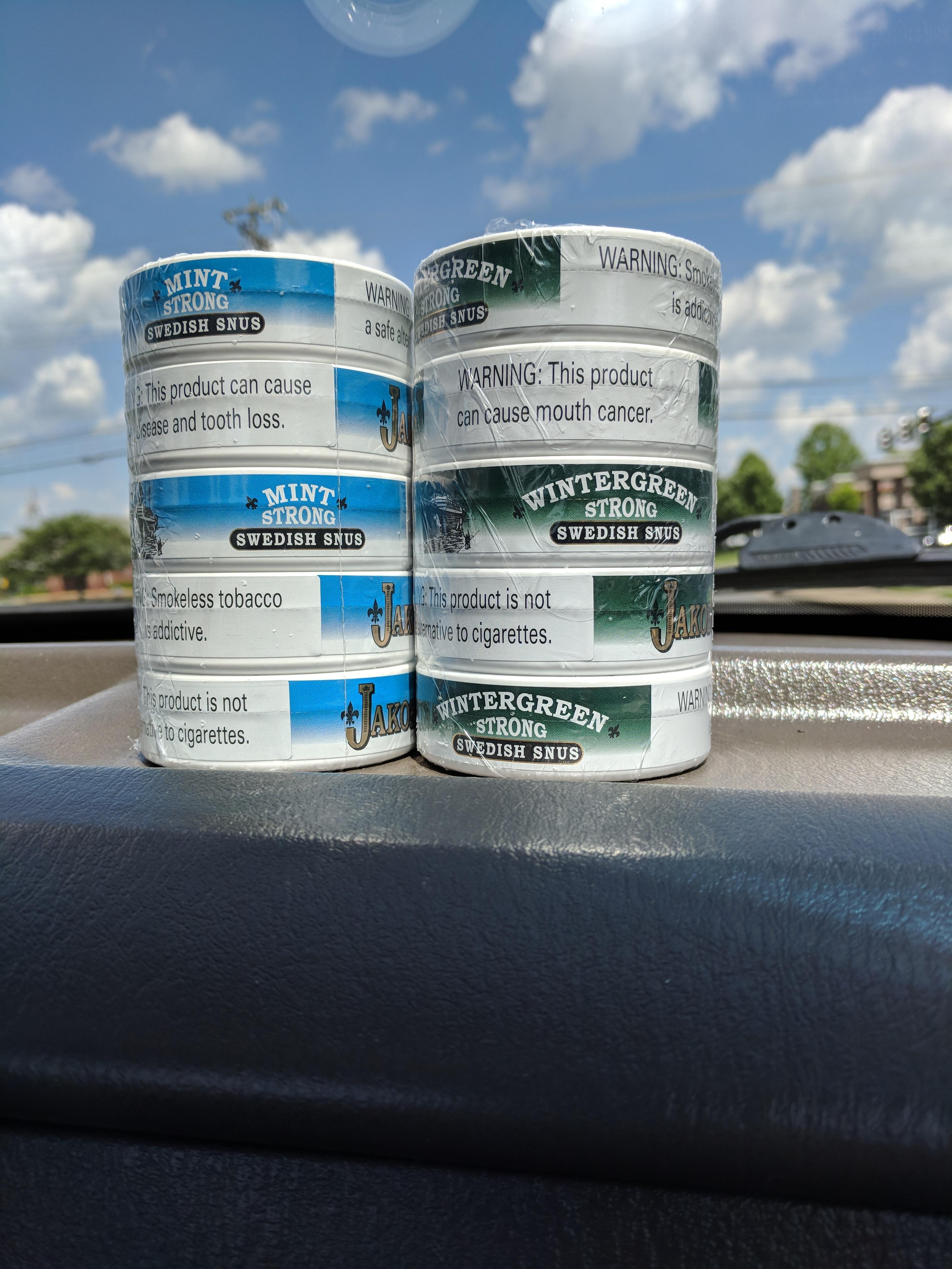 Stocked up in one of the few stores in the states selling something