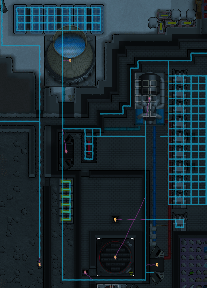 [Rimatomics] Closed loop power setup for Nuclear Reactor. Has battery and solar backup for