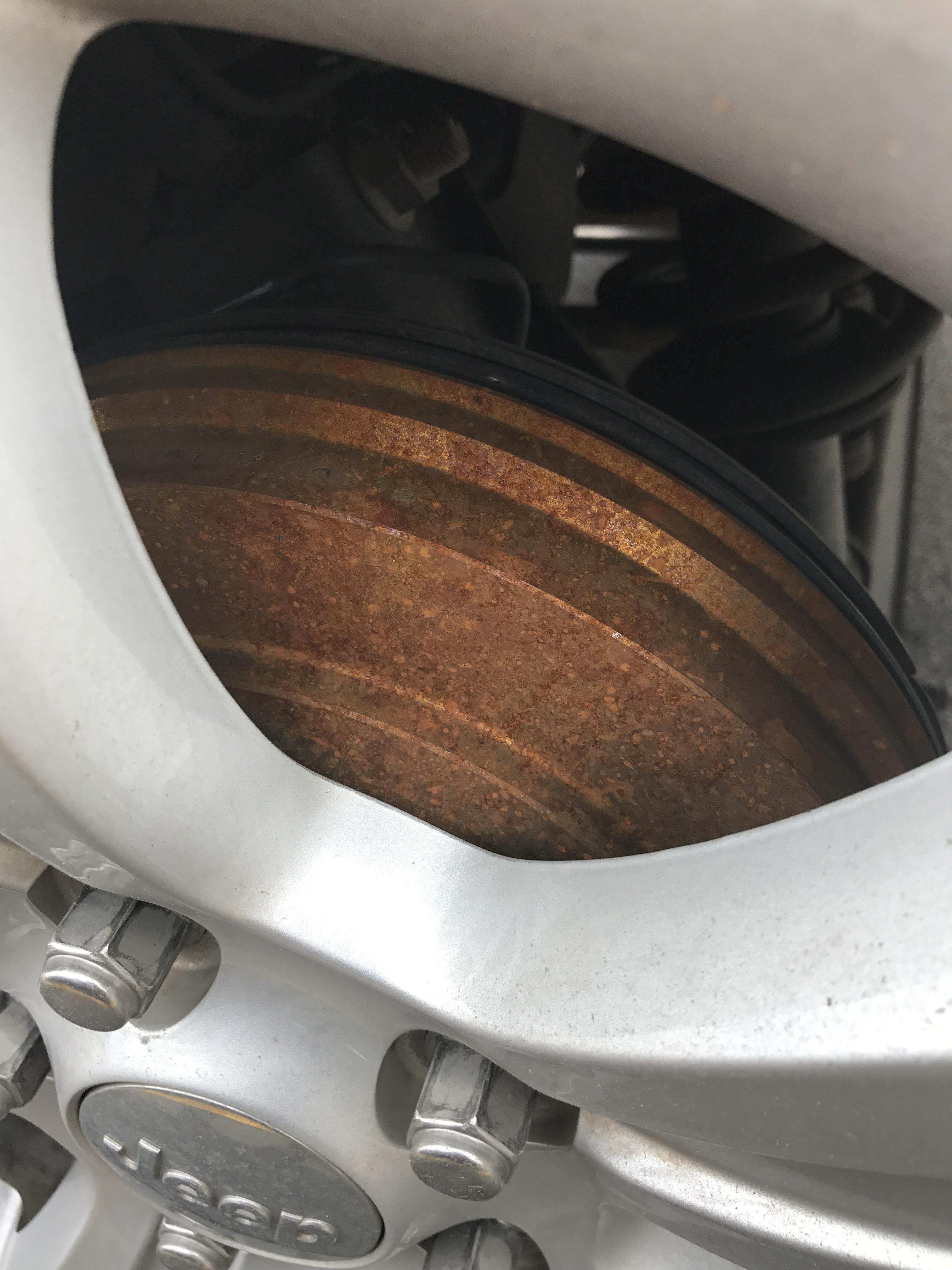 Why is my wheel interior rusty like this? (Bought it used, got this