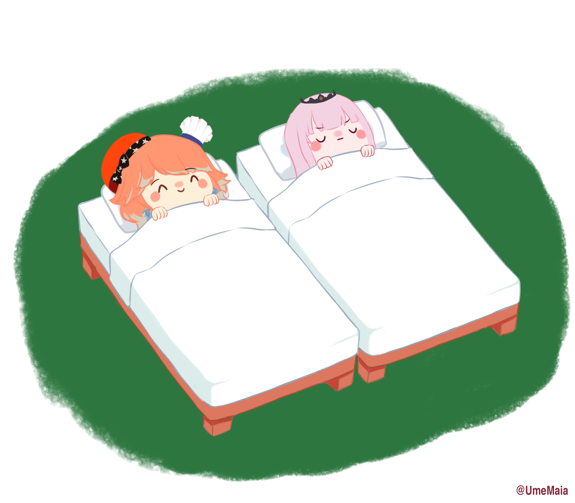 What if i put my minecraft bed next to yours... 👉 👈 Unless....😳 