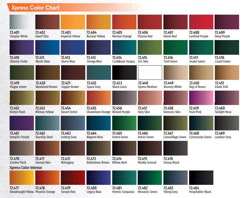 New Vallejo Xpress Colors? When? r/minipainting