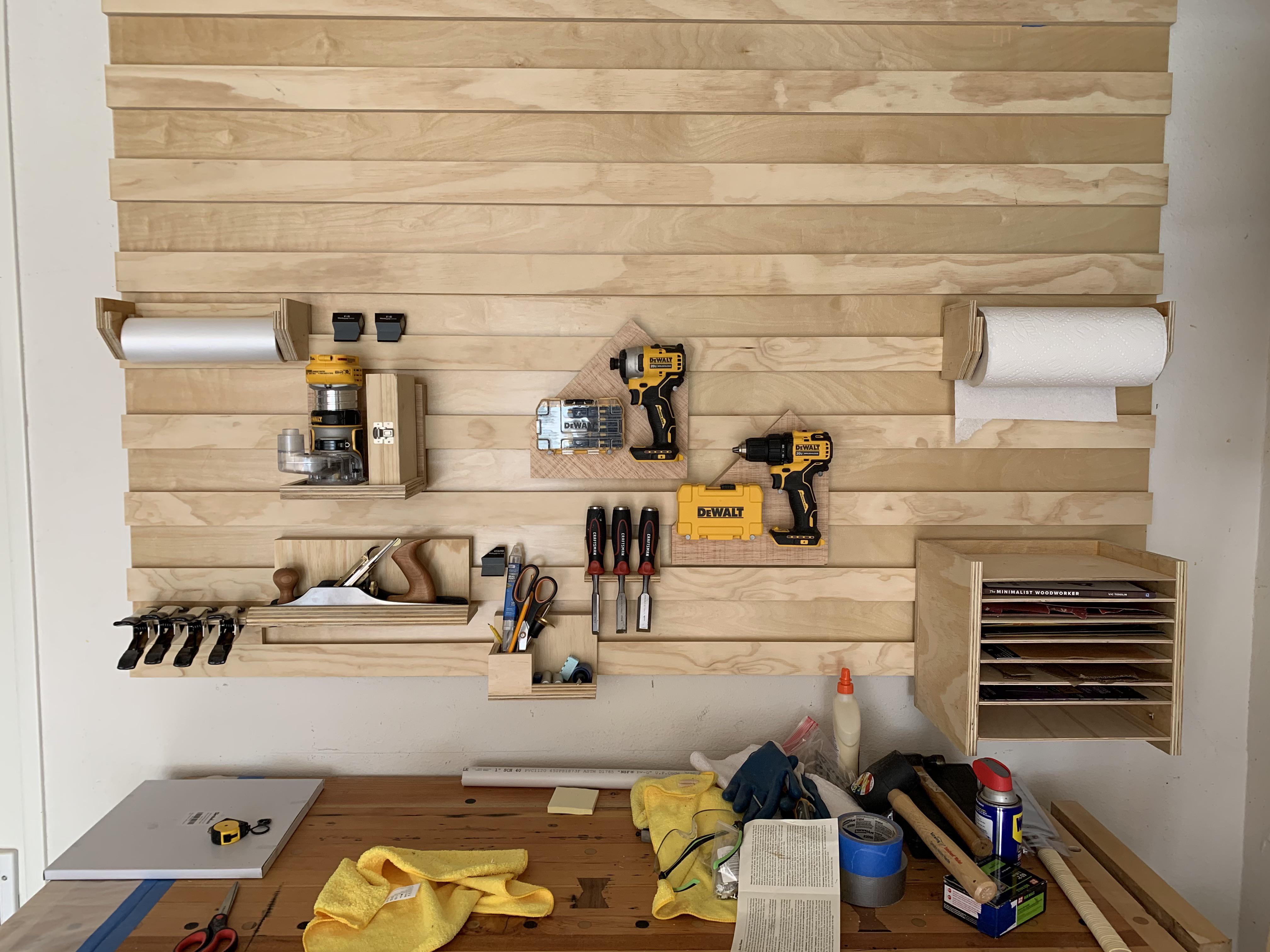 Great beginner project French cleats. Build small woodworking modules