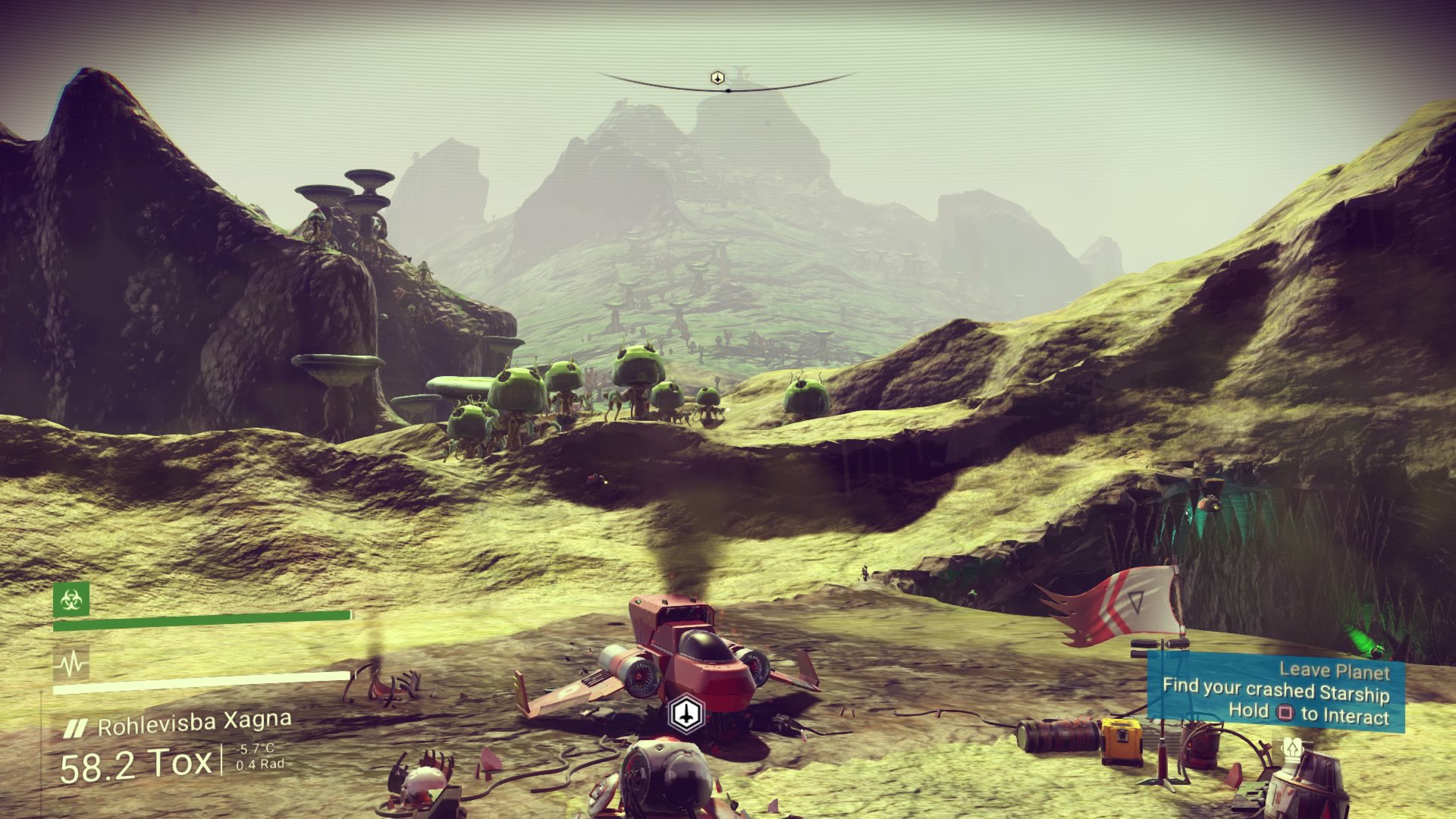 My first ever screenshot from No Man's Sky on launch day 2016🚀💙 Pre