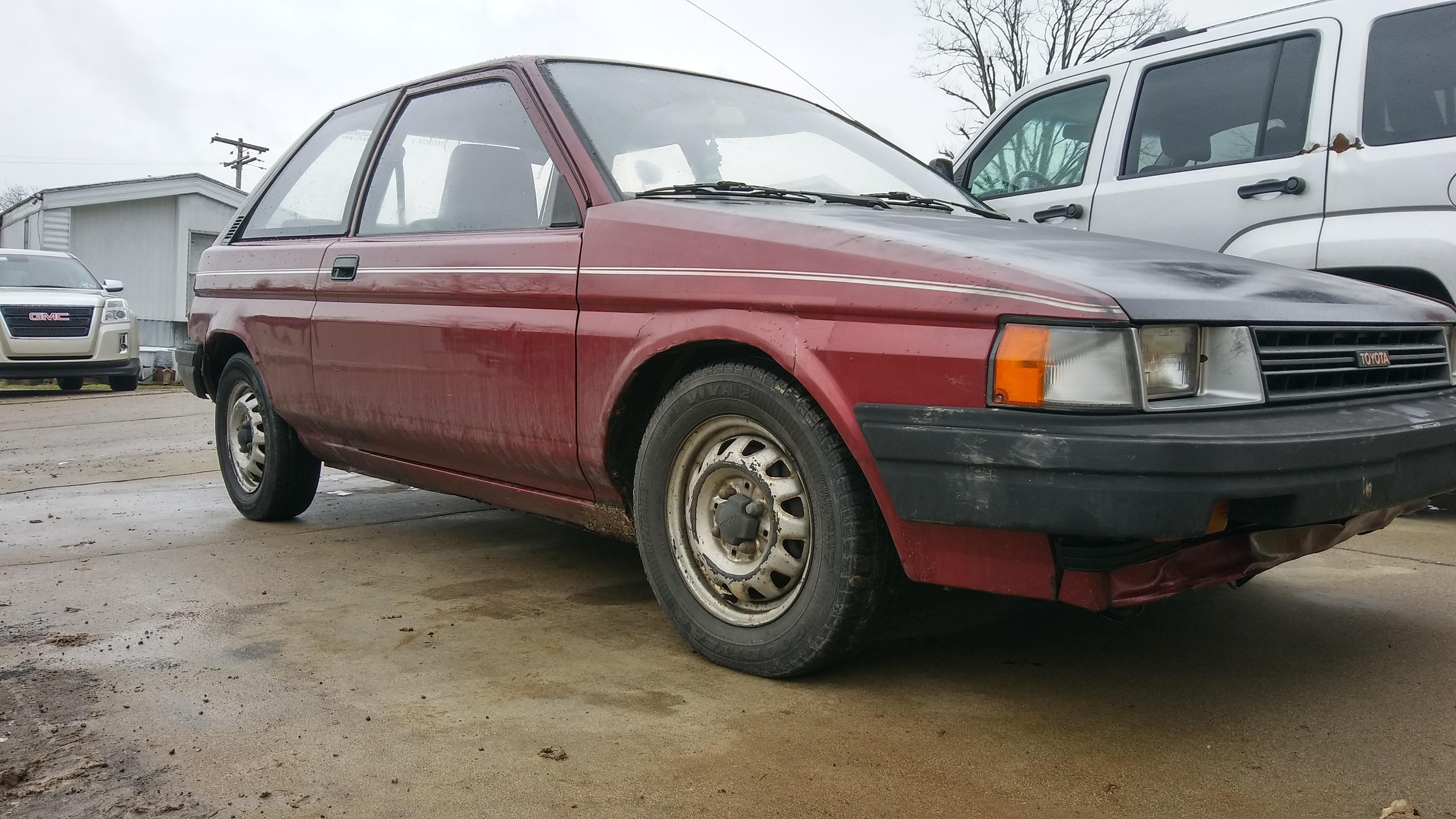 My beautiful Beater! 88 Tercel 4speed 1.5l r/Toyota