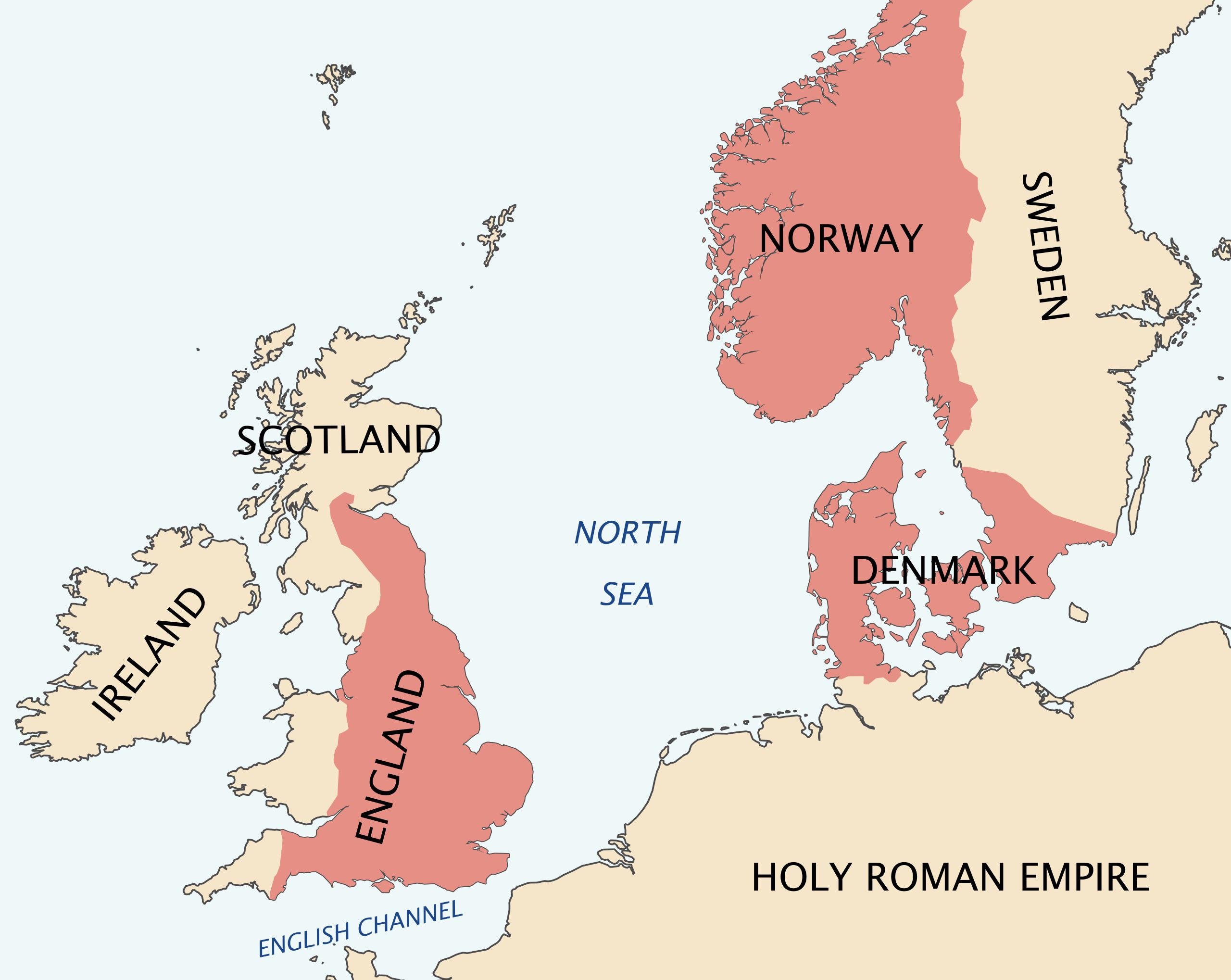 North Sea Empire 10131042 (also known as the AngloScandinavian Empire