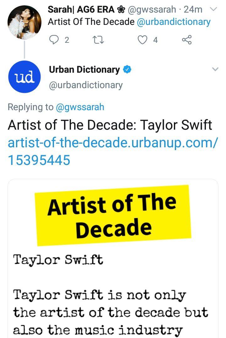 Urban Dictionary spilling facts r/TaylorSwift