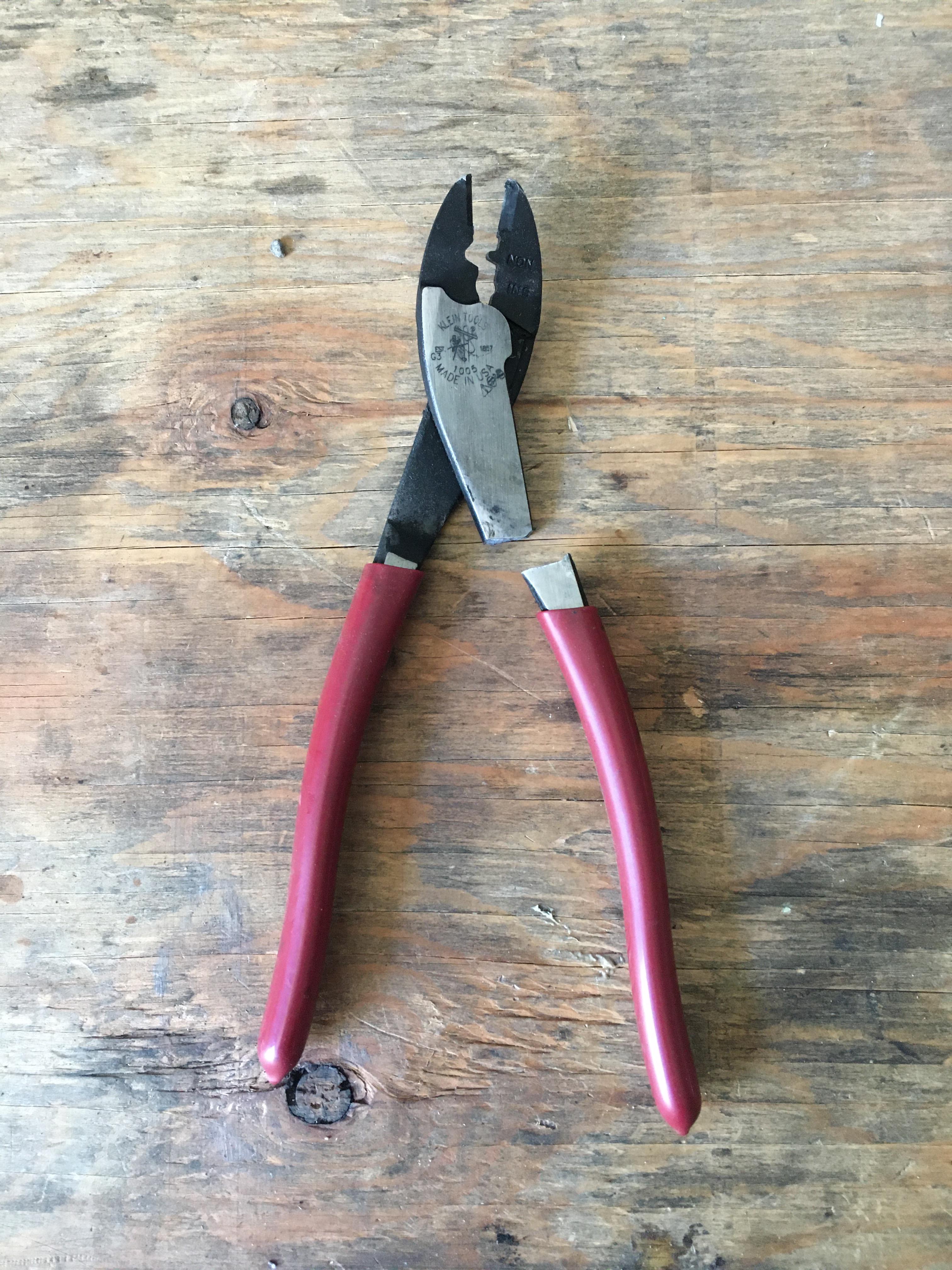 Can I get an F in the chat for these Klein wire cutters that only saw 3