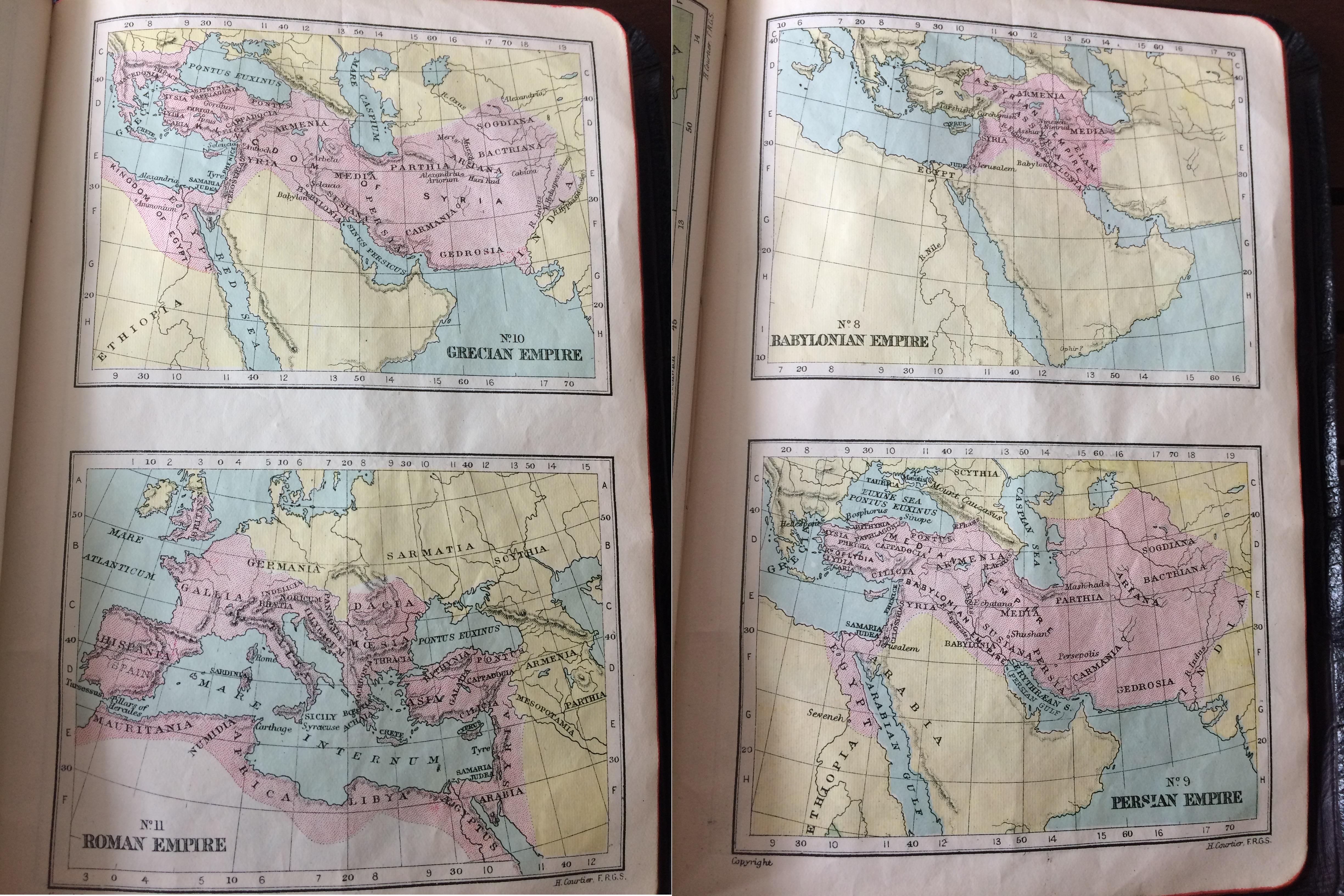 Ancient Empires Concept Map Ancient Empires from a 1906 Bible (OC) [4896x3264] r/MapPorn