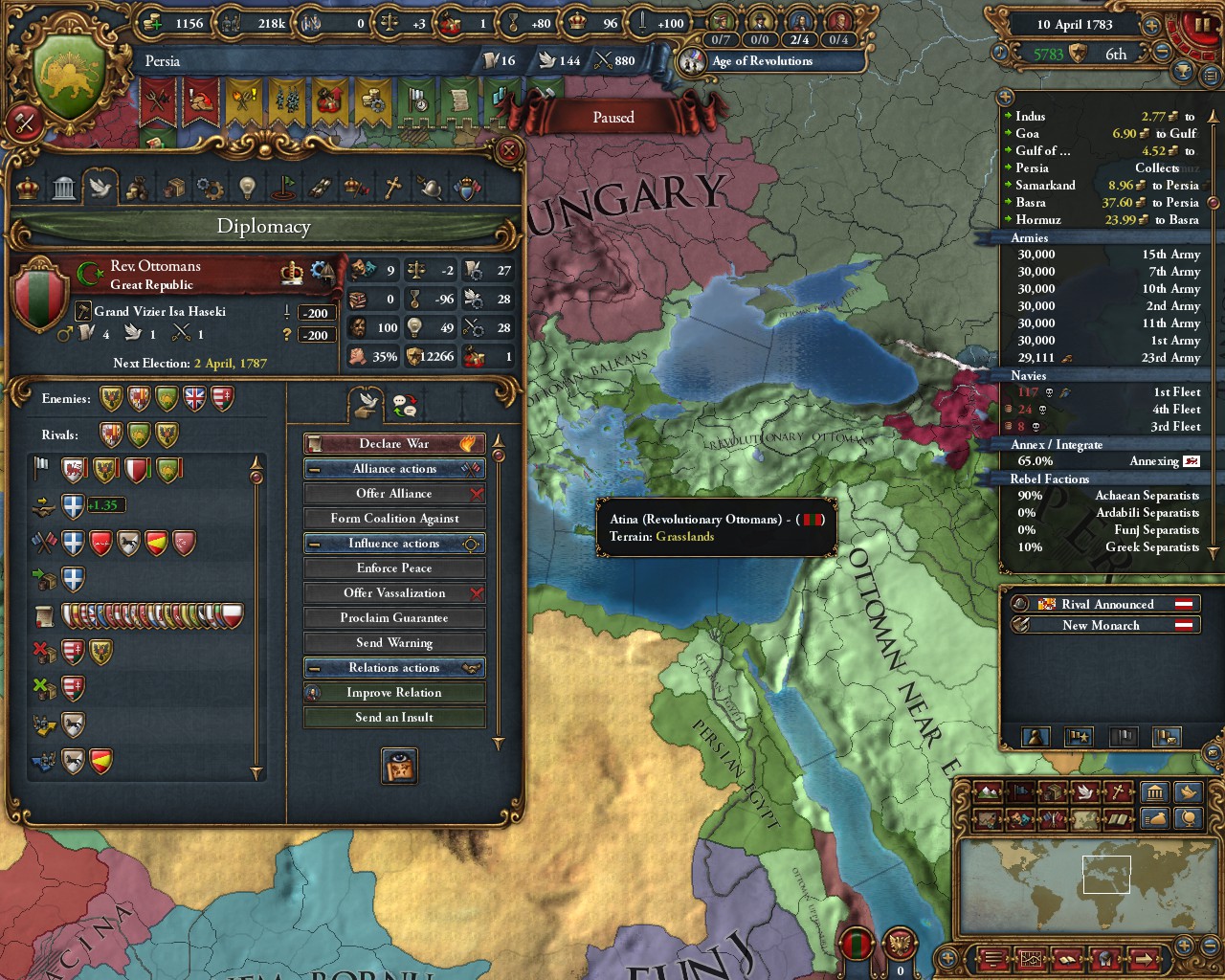 The Ottomans went revolutionary... r/eu4