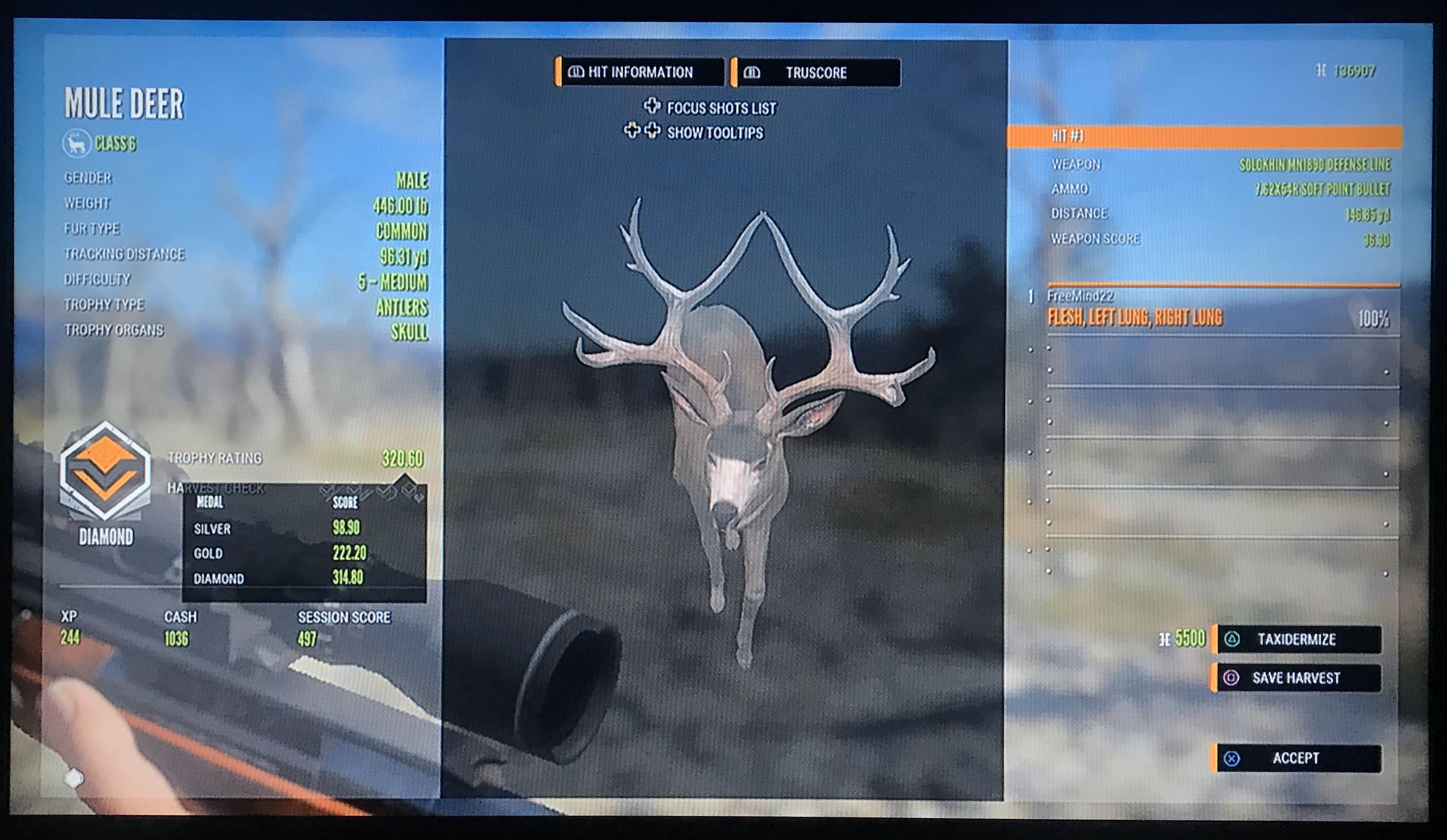 My first Diamond Mule Deer! Look at that monster! And just a few pounds