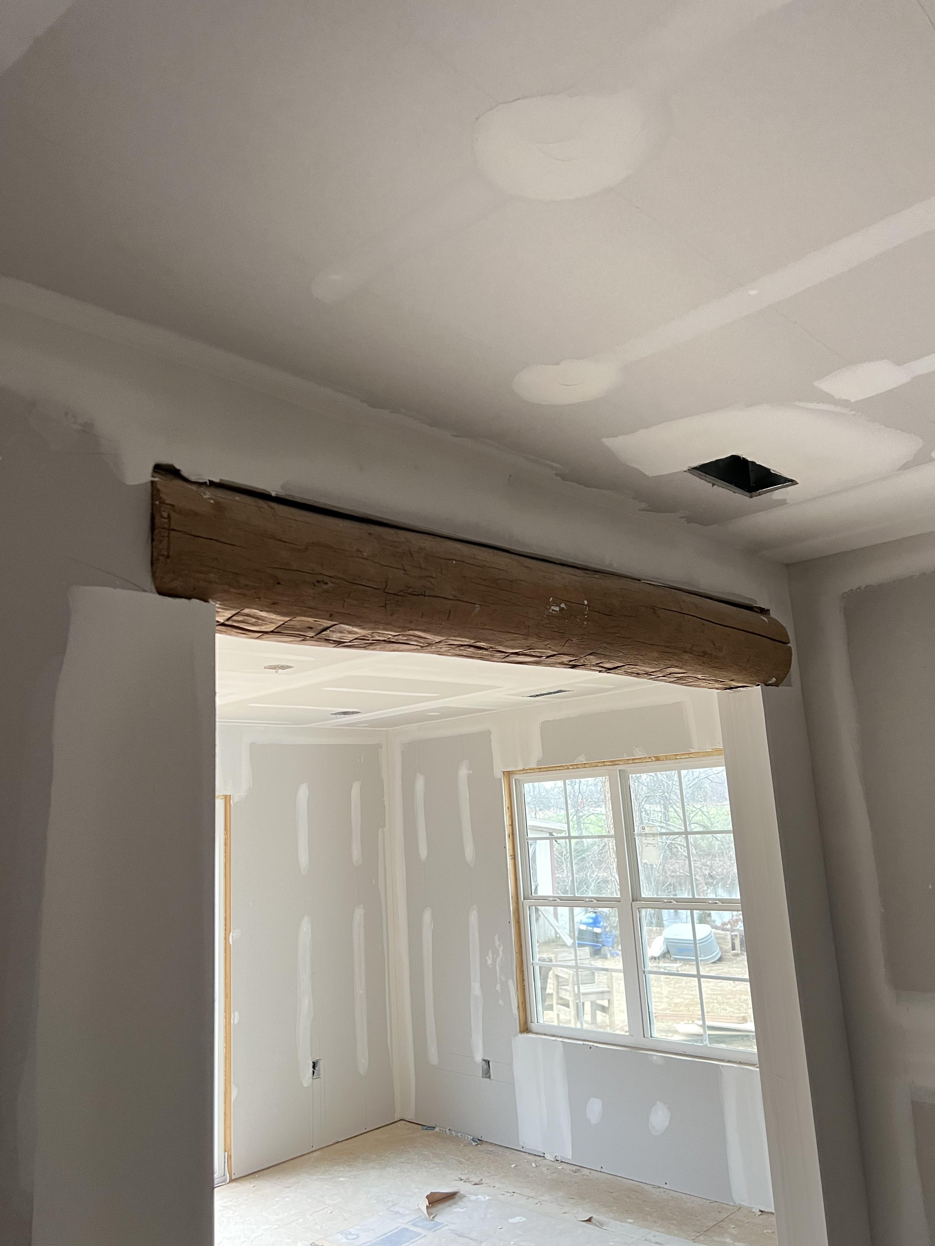 How should we trim out around this uneven beam? r/Carpentry