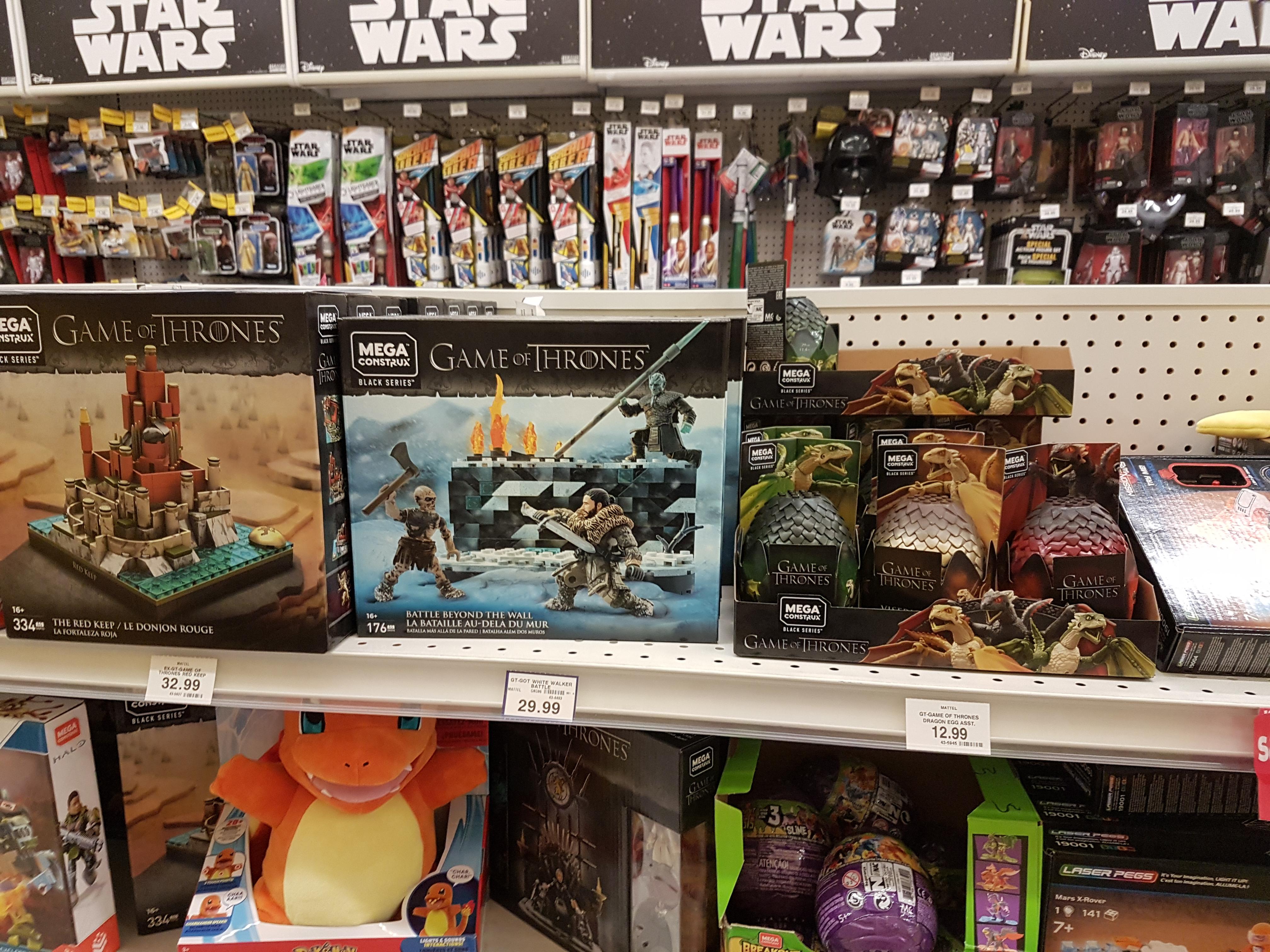 Toys R Us in Canada really came through on the GoT line. r/megaconstrux