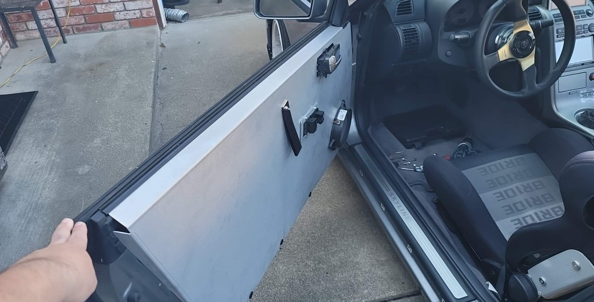 just install my new aluminum panels next project is the rear seat