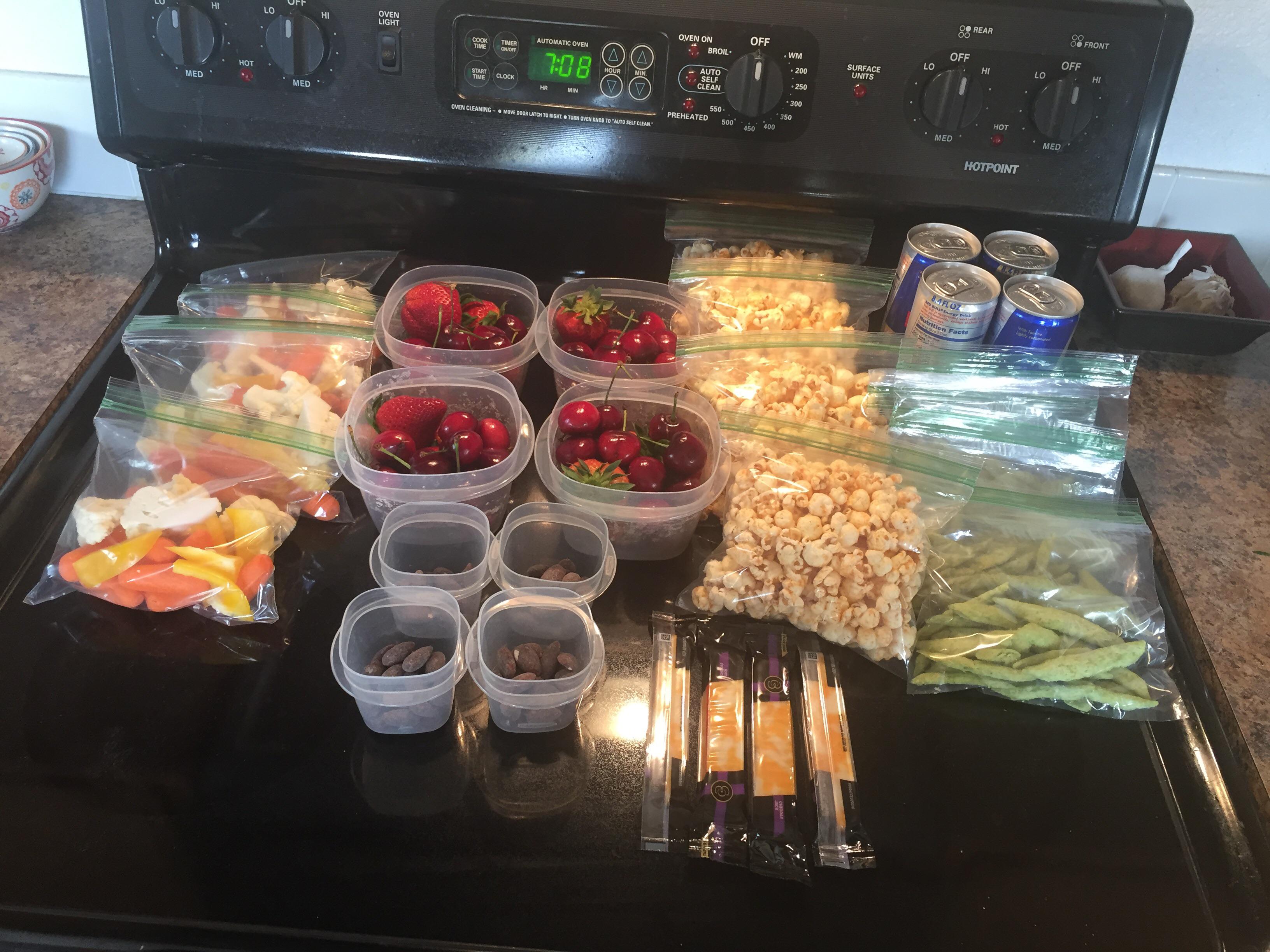 I work overnights at a vet clinic so I don’t really sit down for “lunch