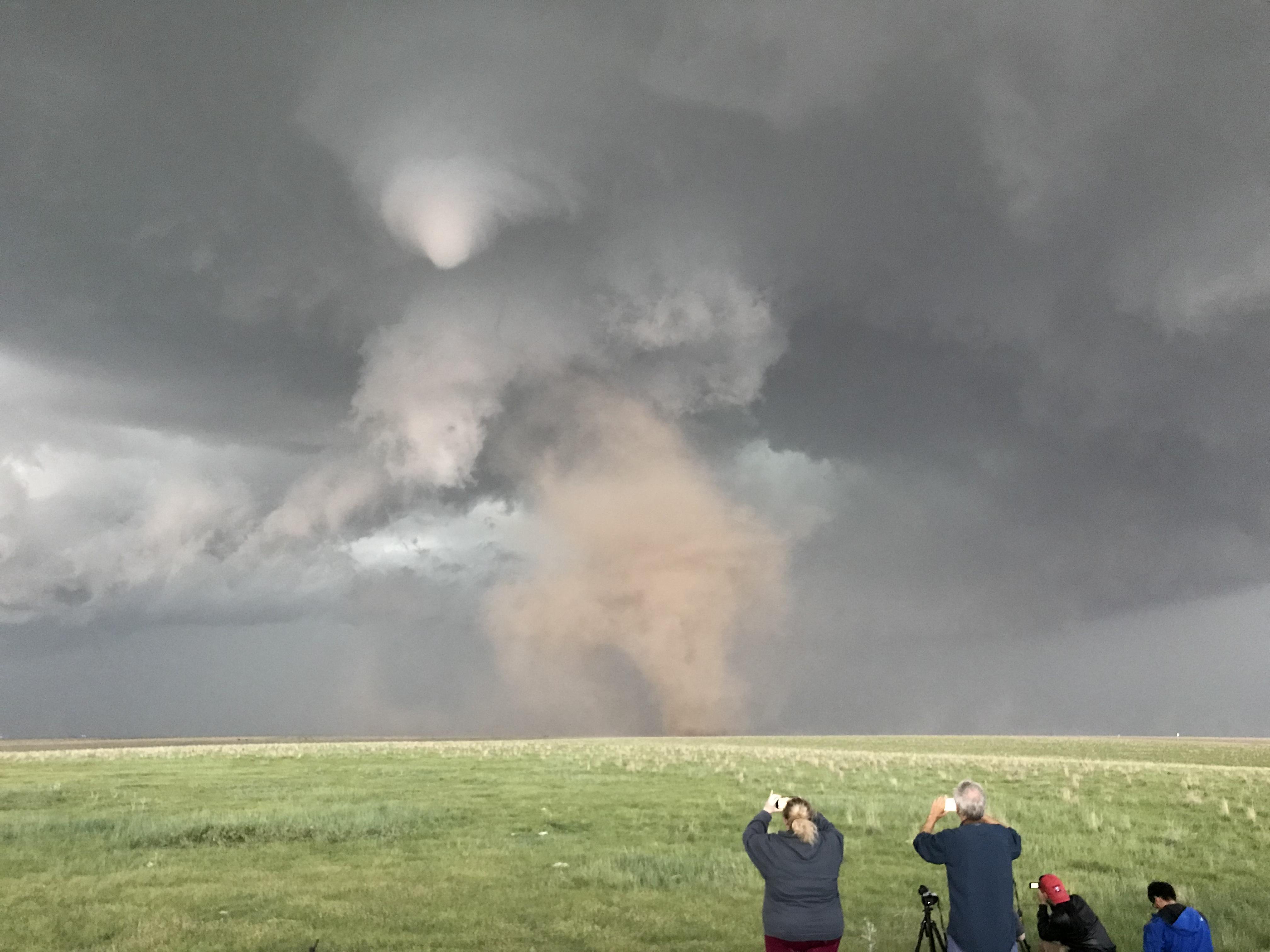 Anticyclonic tornado near Winona, KS r/weather