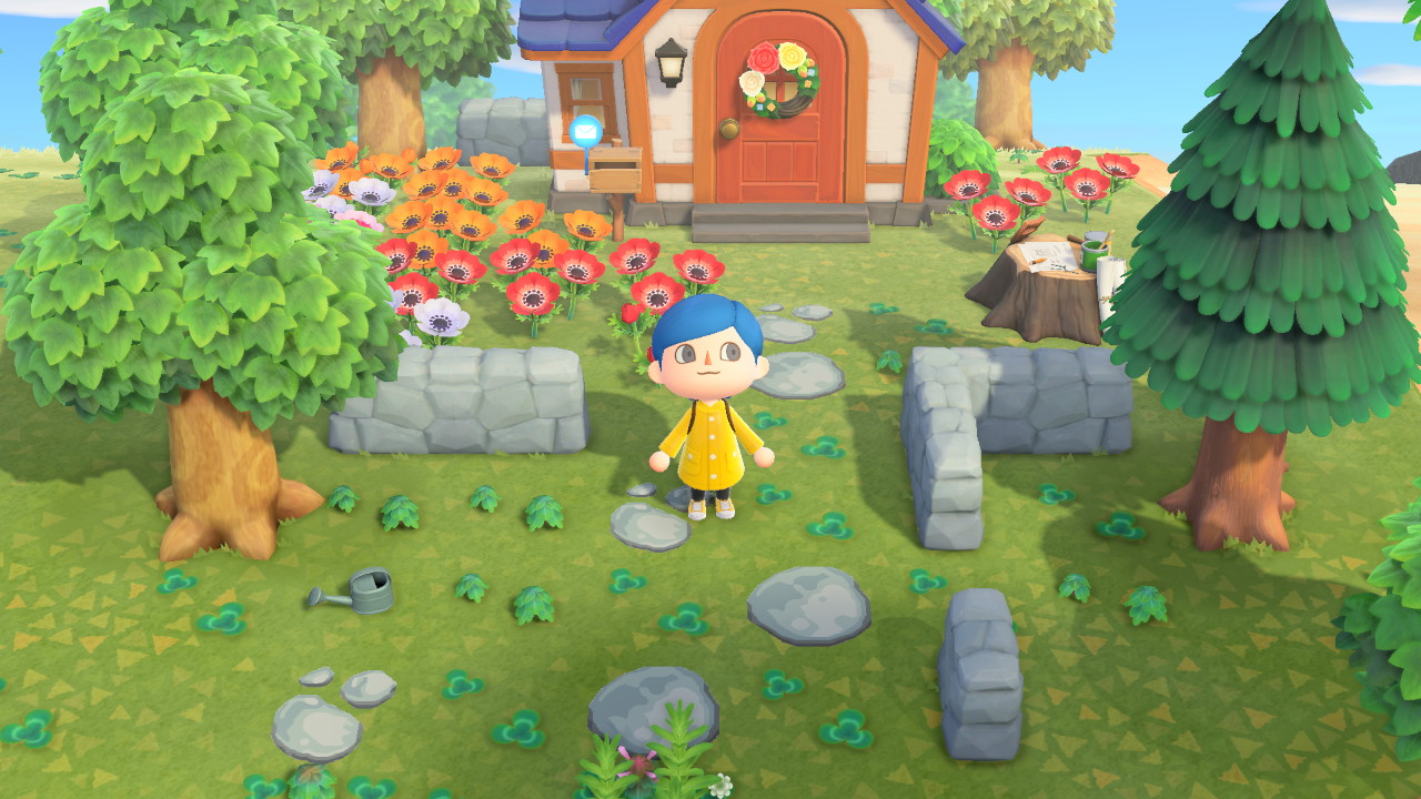 I designed some stepping stones! AnimalCrossing