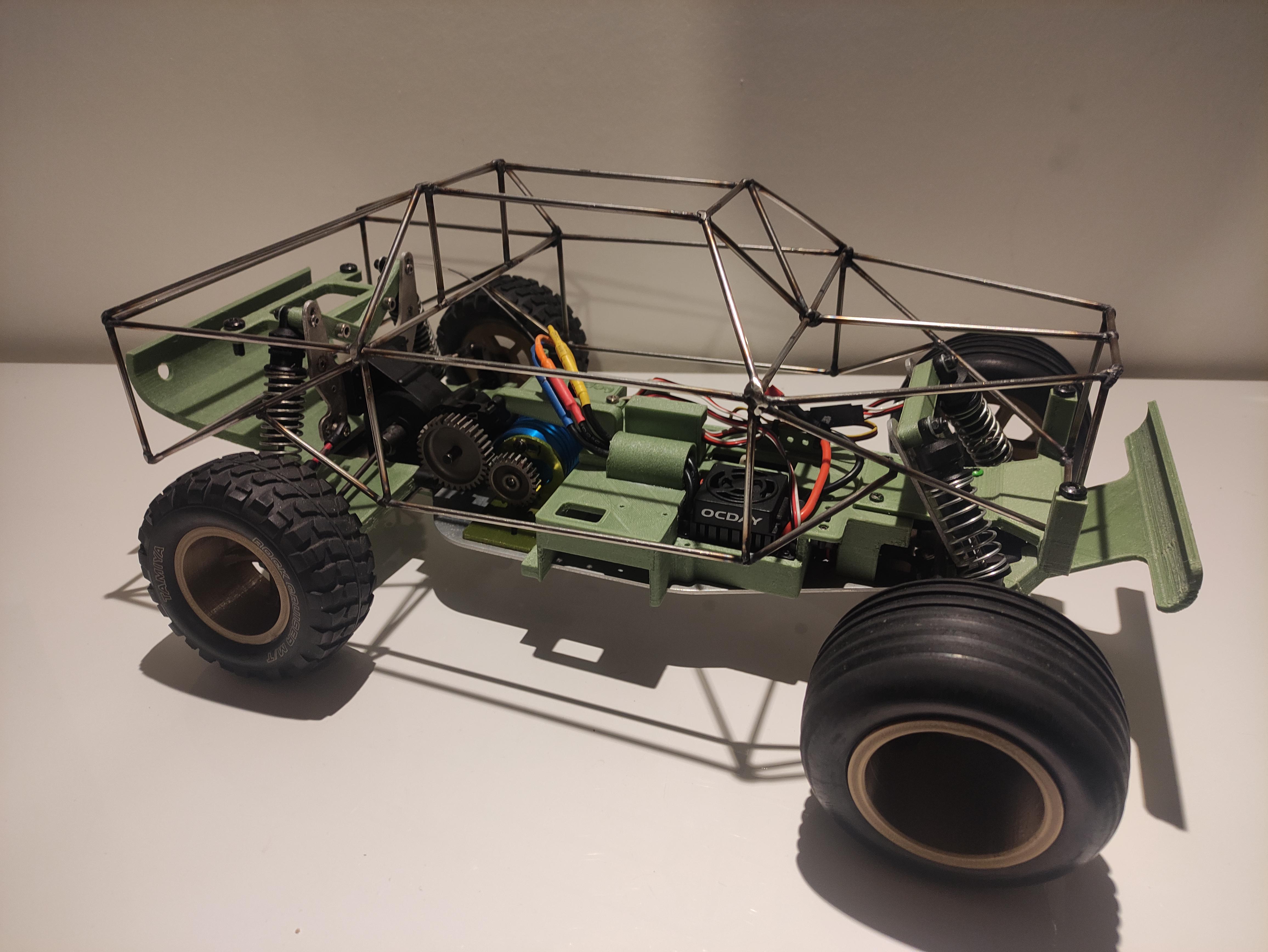 Nitro stadium truck converted to brushless, but I got carried away