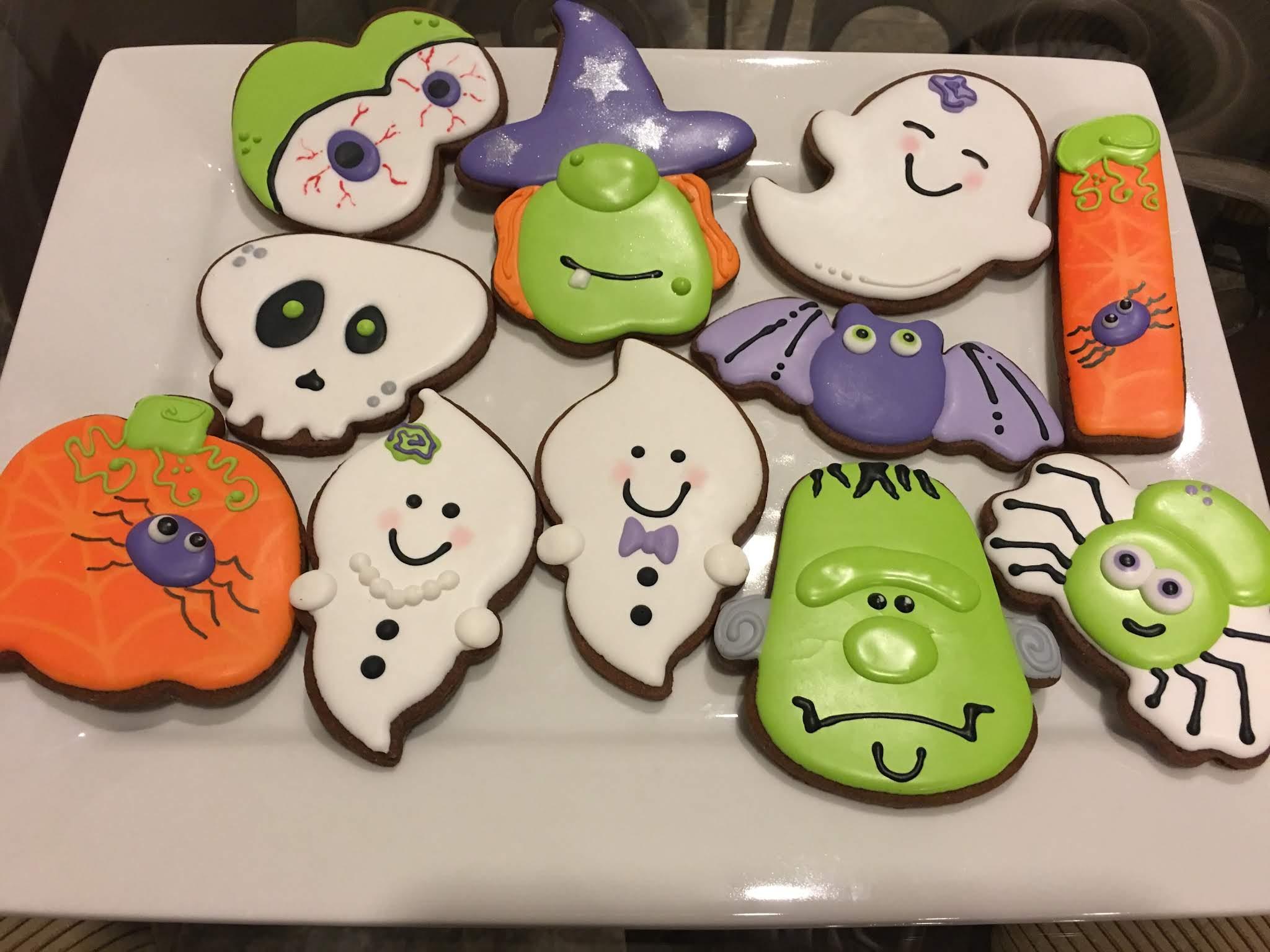 My Mom's Halloween Cookies Baking