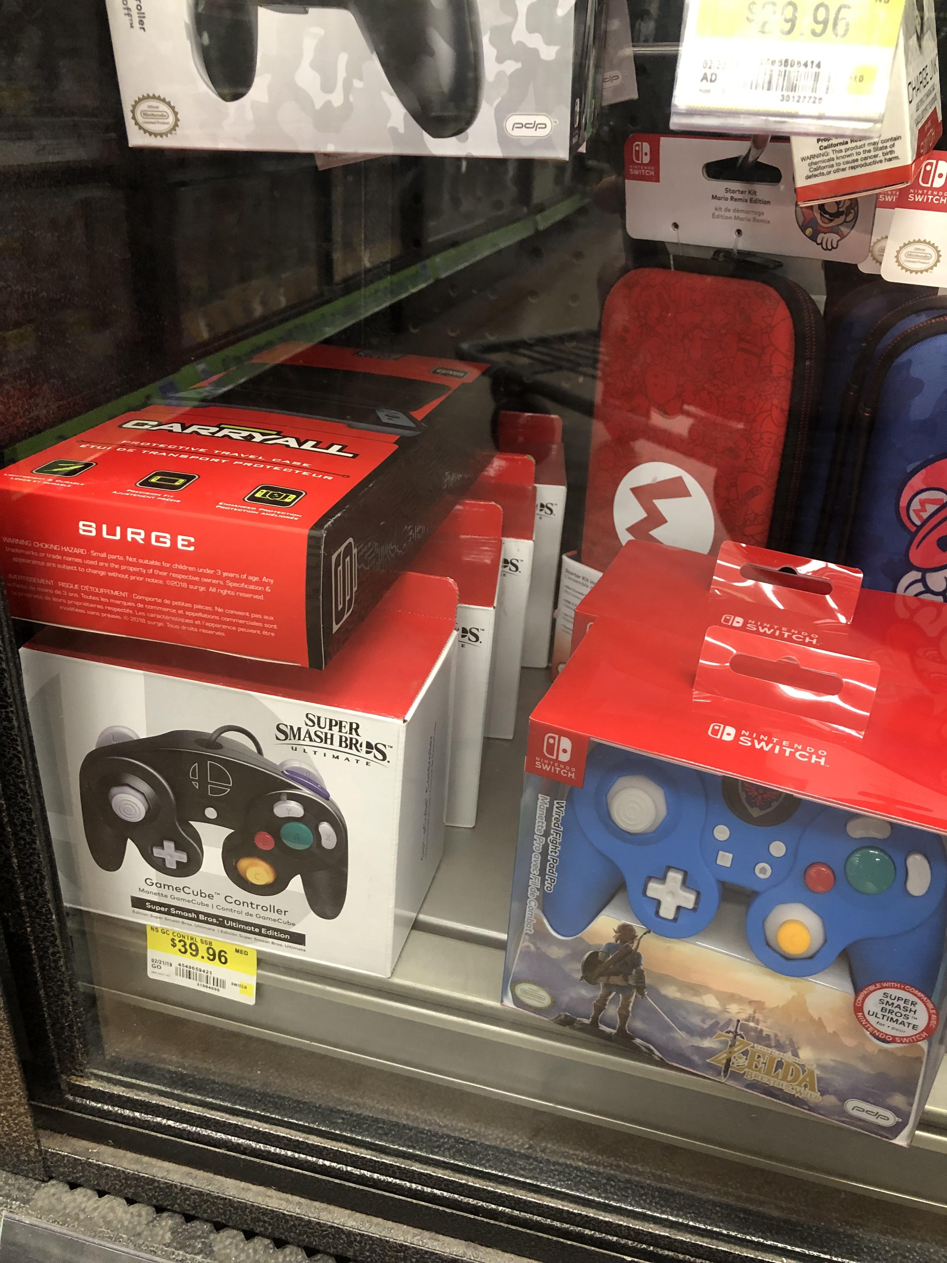 Super Smash Bros. Ultimate GameCube Controller restock? 4 Walmart