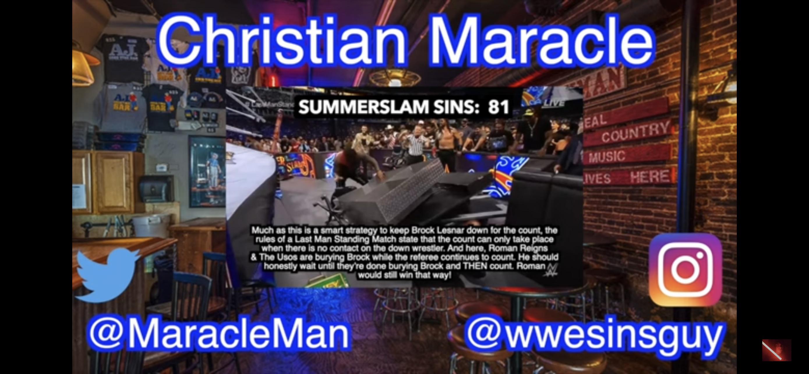 “YOU DON’T KNOW HOW A LAST MAN STANDING MATCH WORKS” and yet I told you