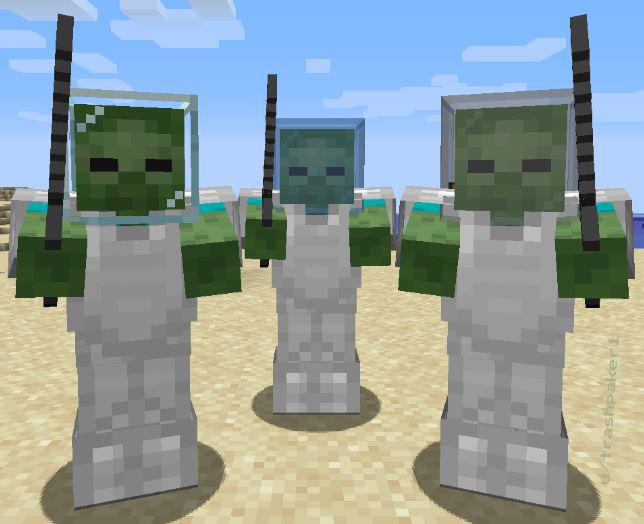 which color stain glass should I use for space zombies r/Minecraft