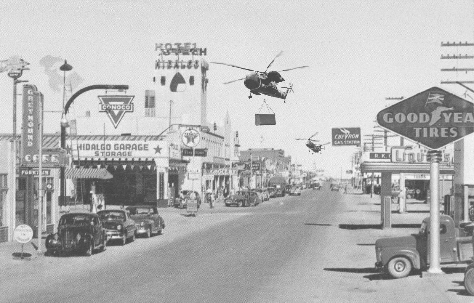 June 25, 1957. The town of Lordsburg, New Mexico were alerted by