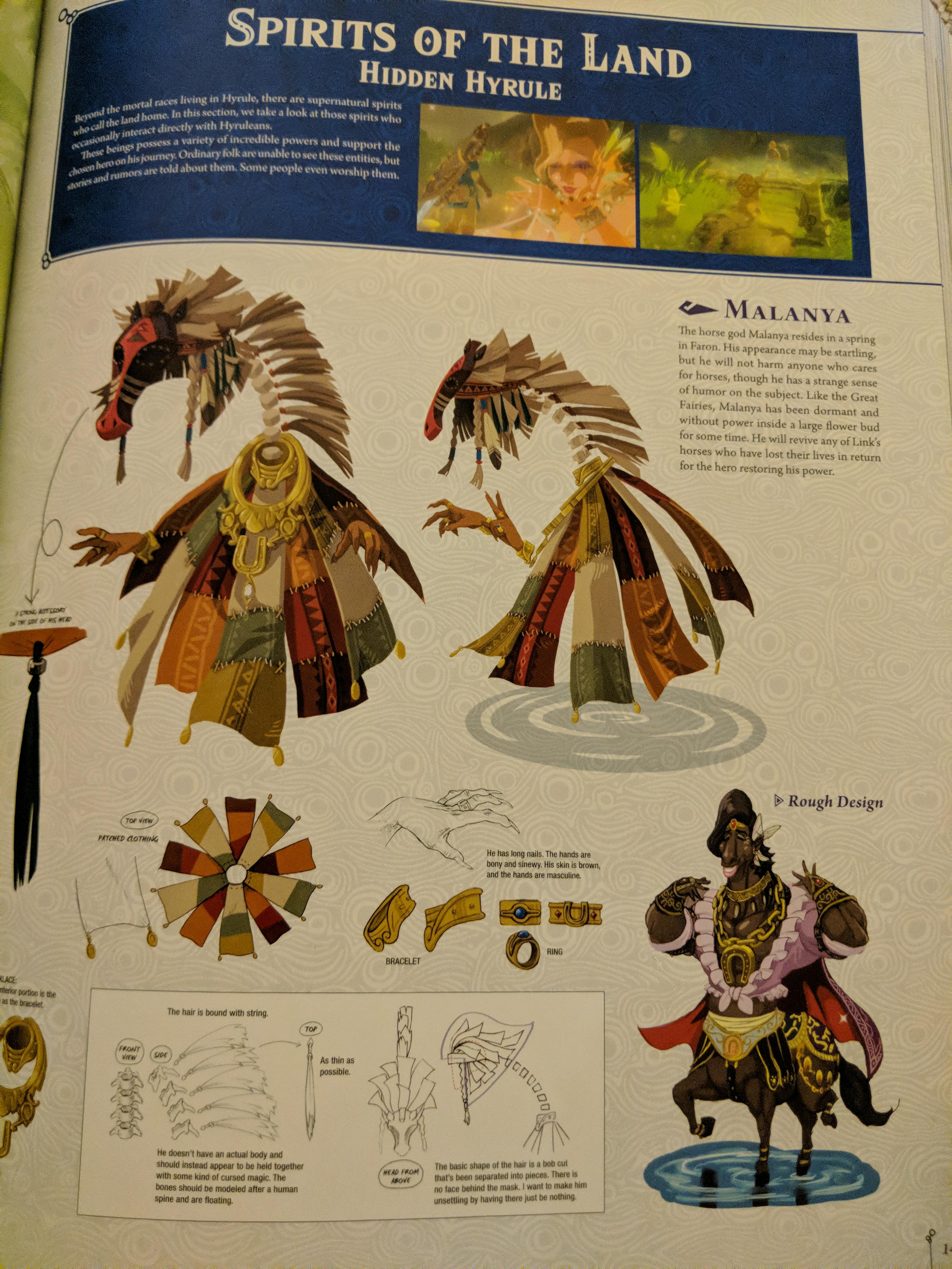 Finished the game, starts to read the concept art book, encountered a
