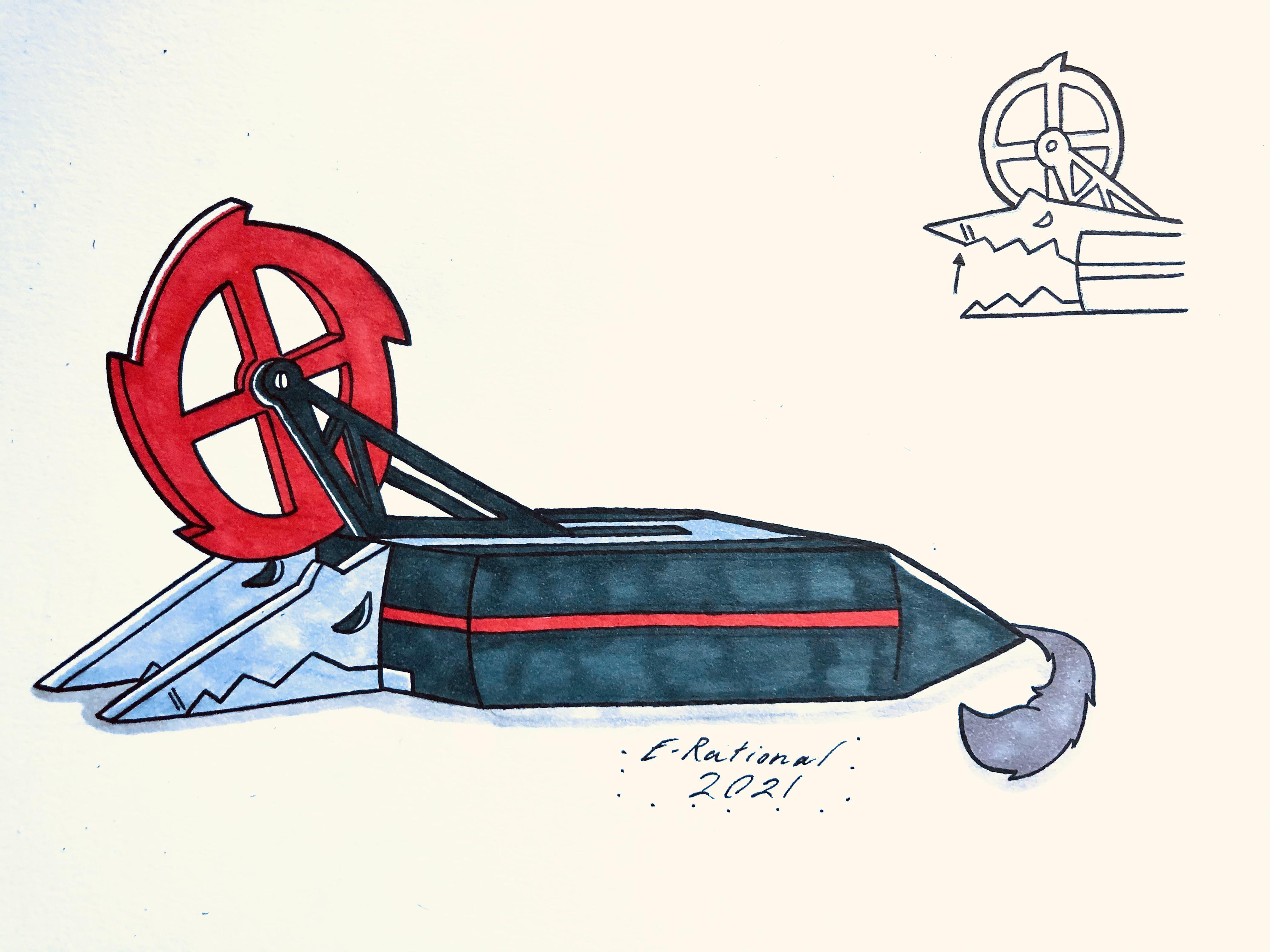 Vertical Spinning Lifter; Lobo (Custom Design) r/battlebots
