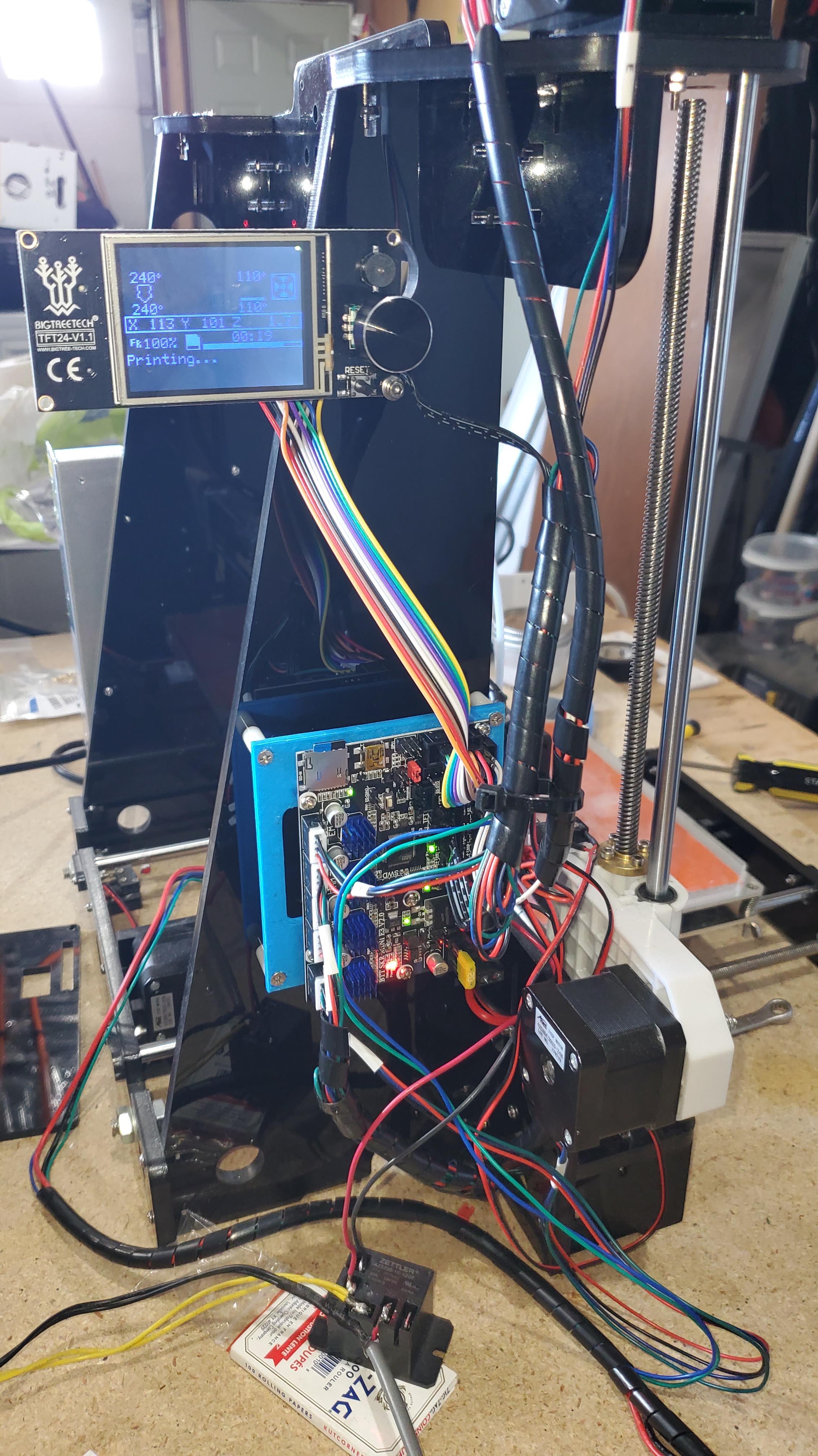 Skr e3 mini v2.0 + tft24 v1.1 A8 Upgrade - Done! : r/AnetA8