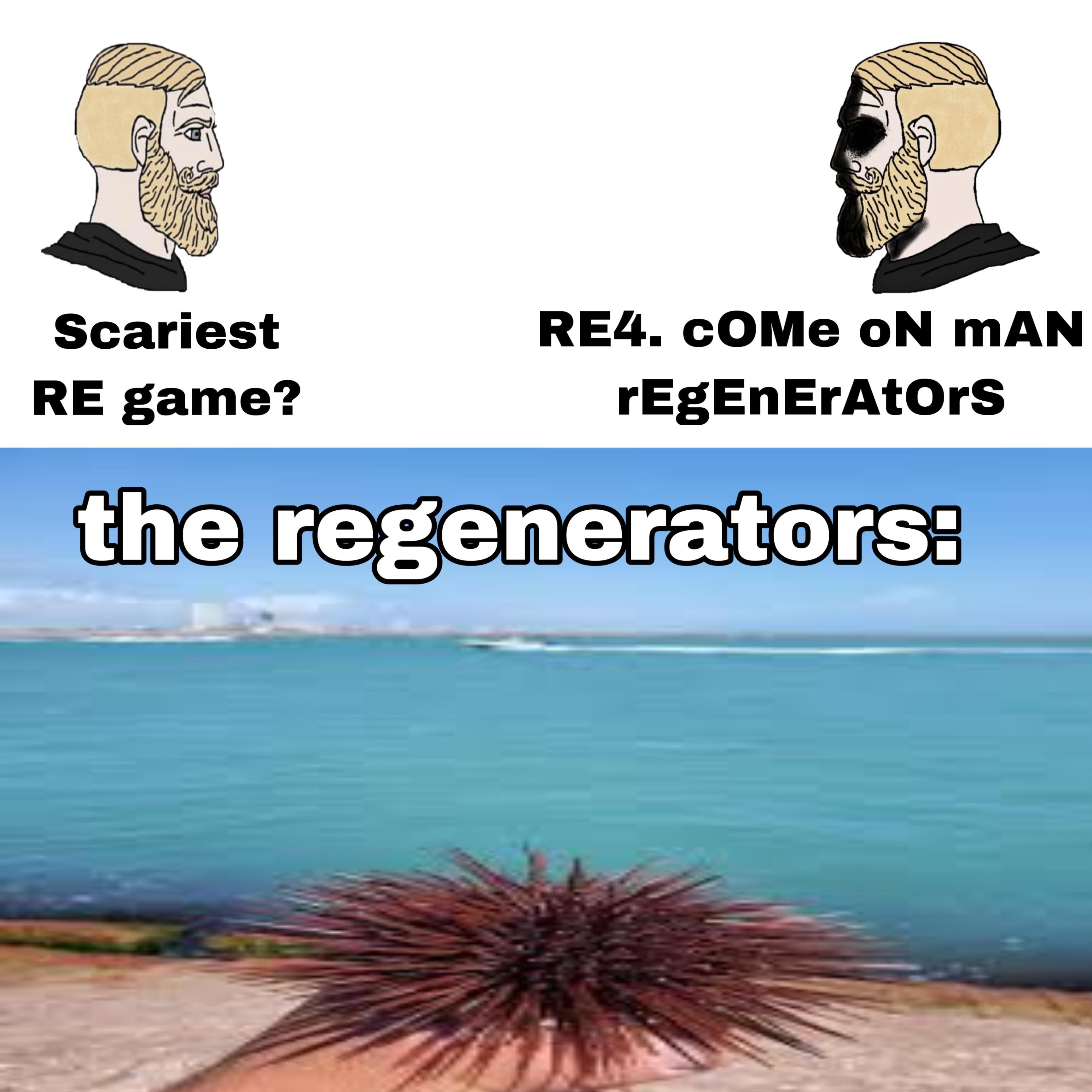 Who knew it was just a fear of sea urchins r/residentevil