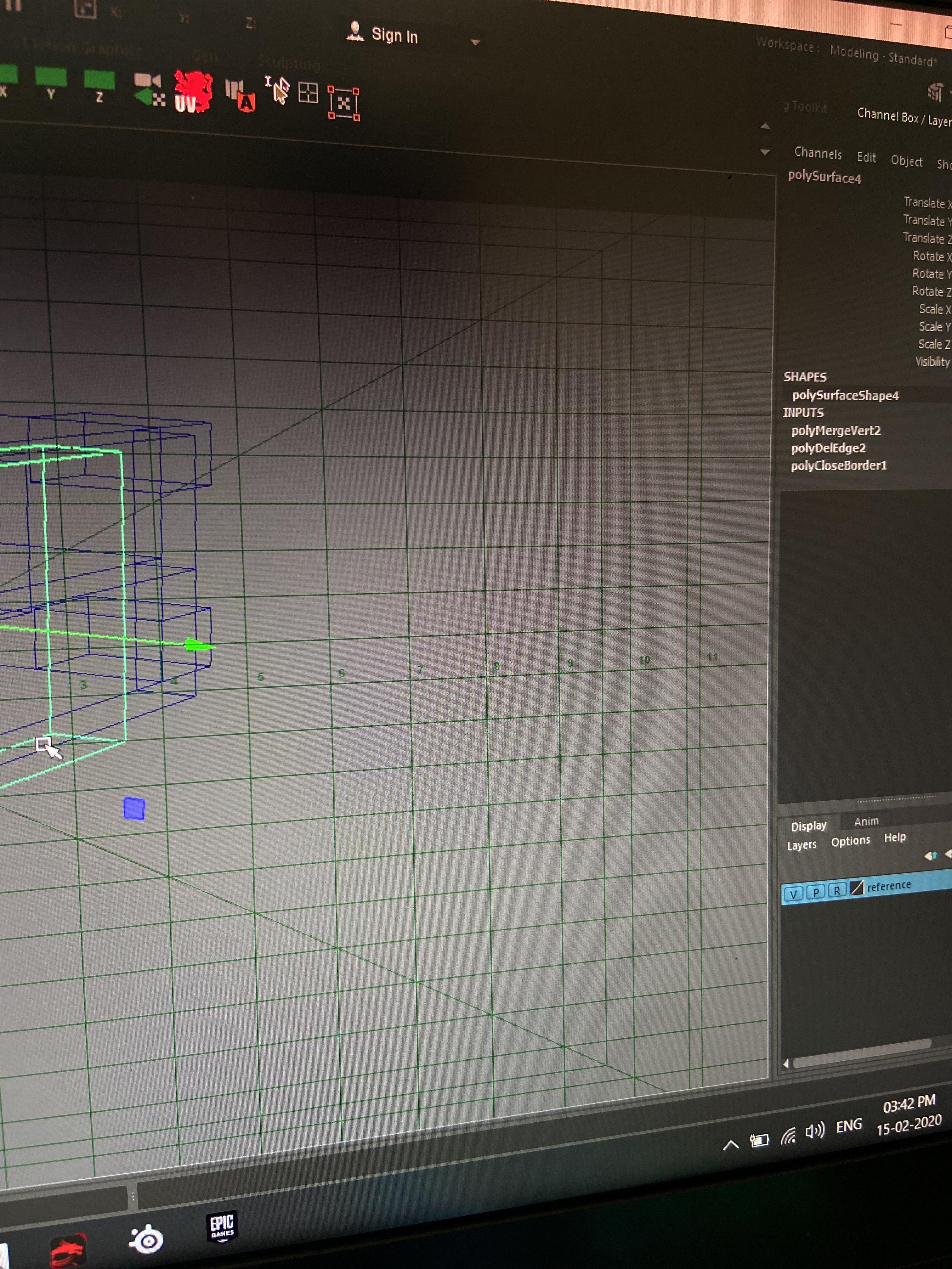 Accidently turned on this green grid or i dont know what by double