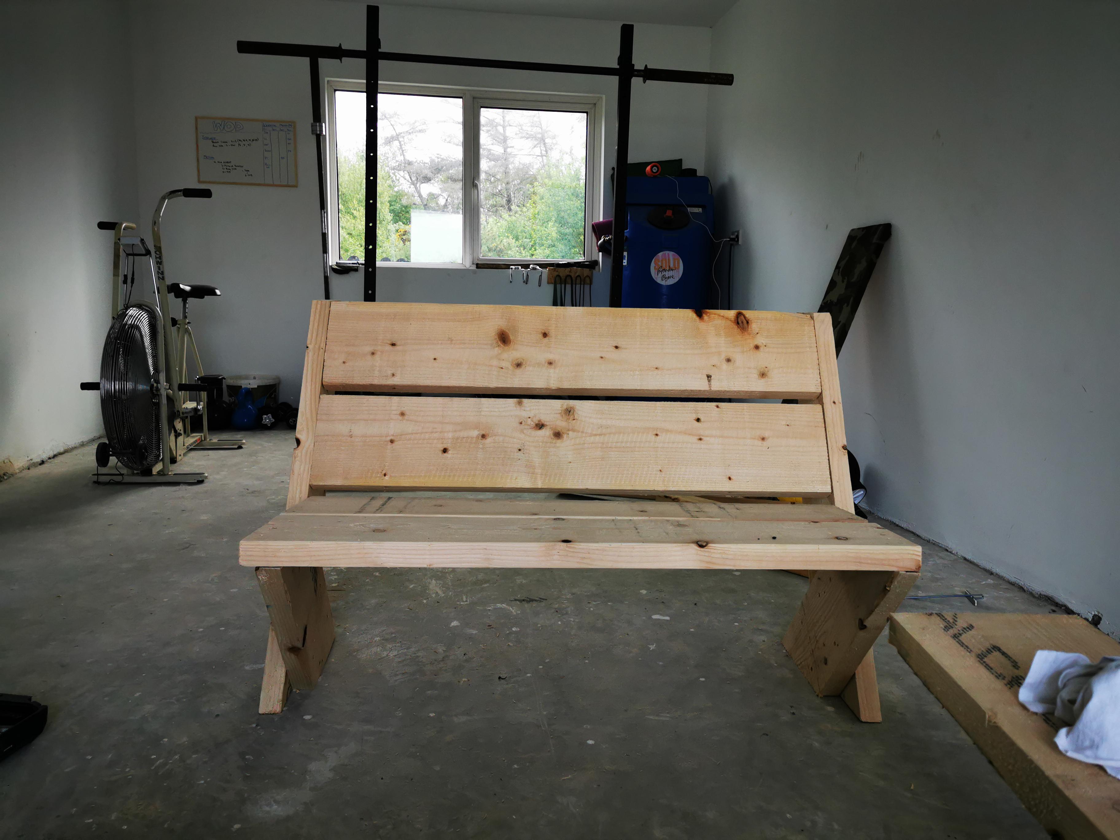 My first ever build! A simple bench that took "slightly" longer than