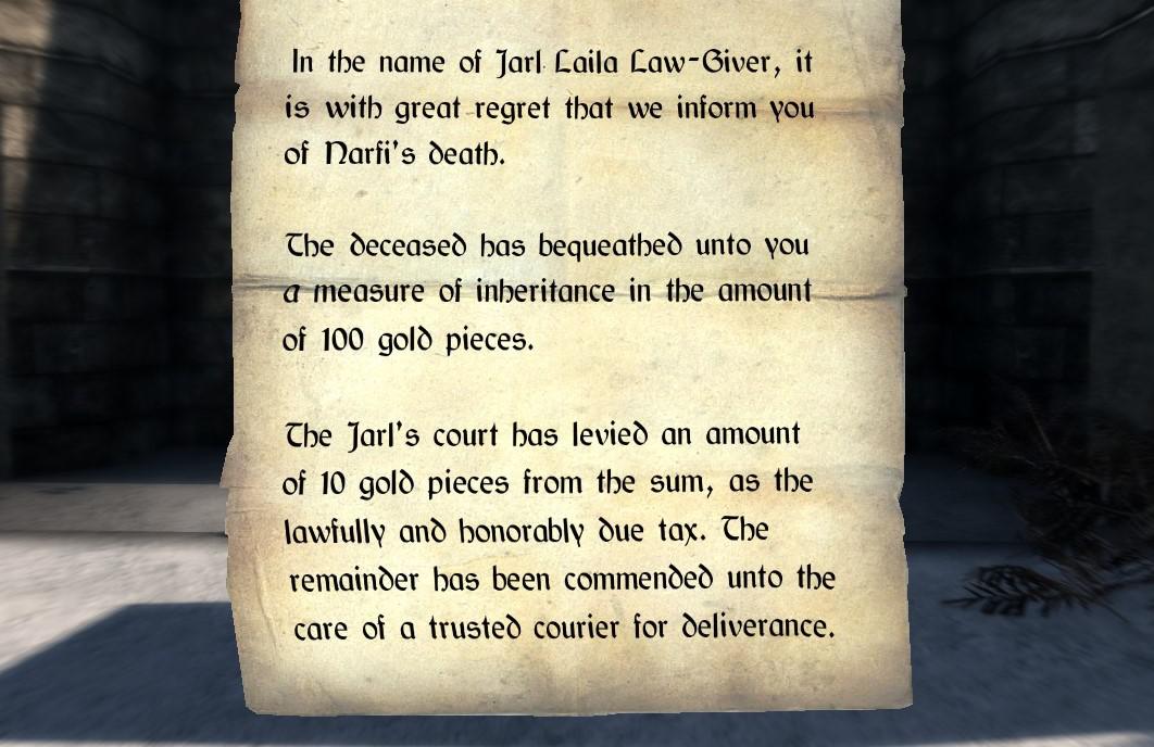 It was already sad doing it so Skyrim why do you gotta to do me like