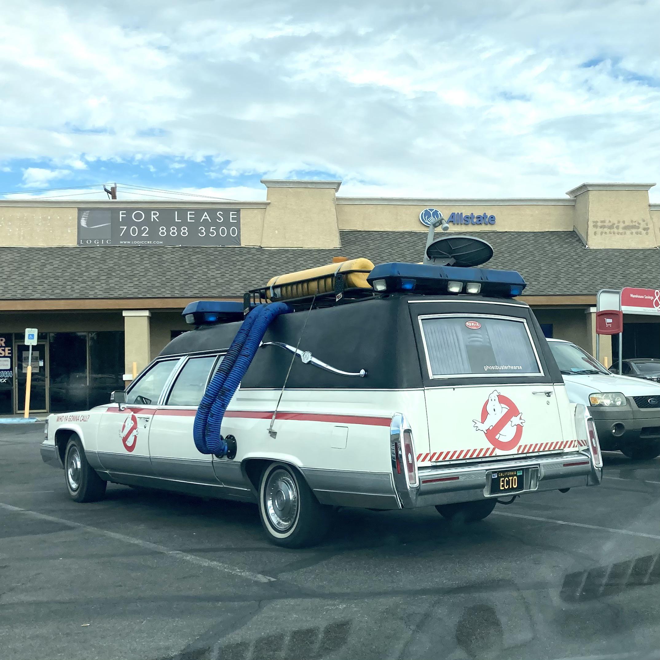 Ghostbusters in Las Vegas the dude got out the car in full costume. r