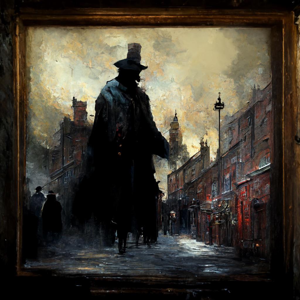 Jack the Ripper painting r/midjourney