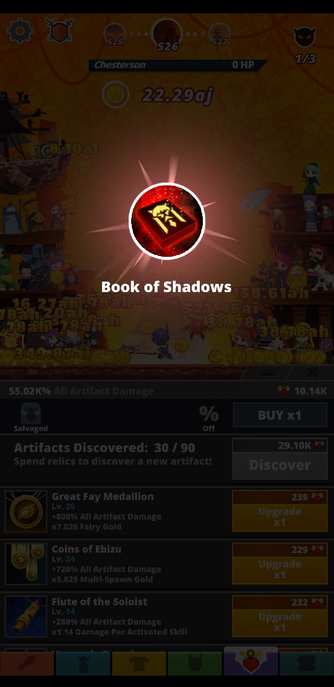 Book of Shadows guaranteed r/TapTitans2