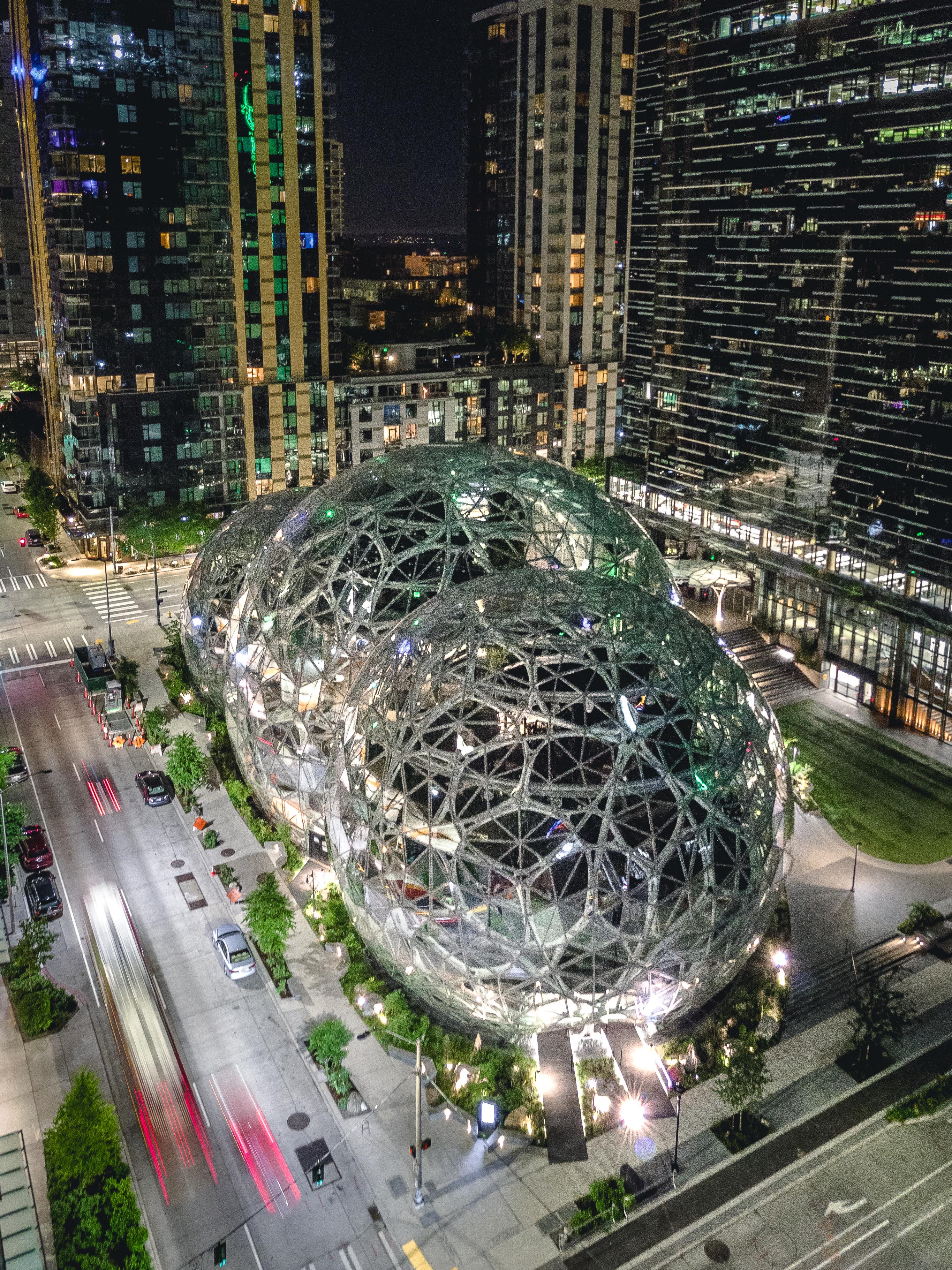 The Most Unique Building on the West Coast? Amazon Spheres in Downtown